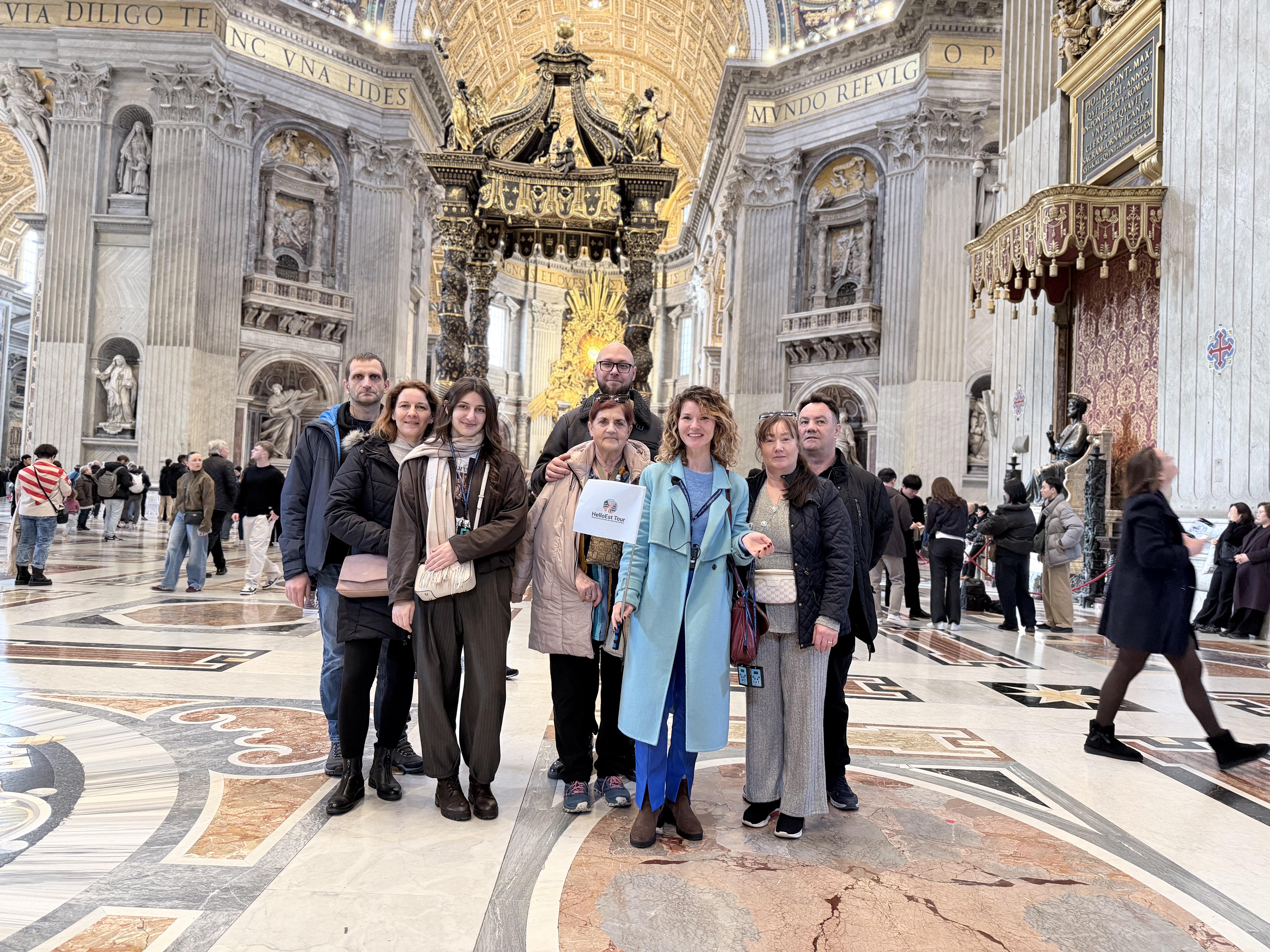 St. Peter's Basilica, Dome & Underground Grottoes Tour