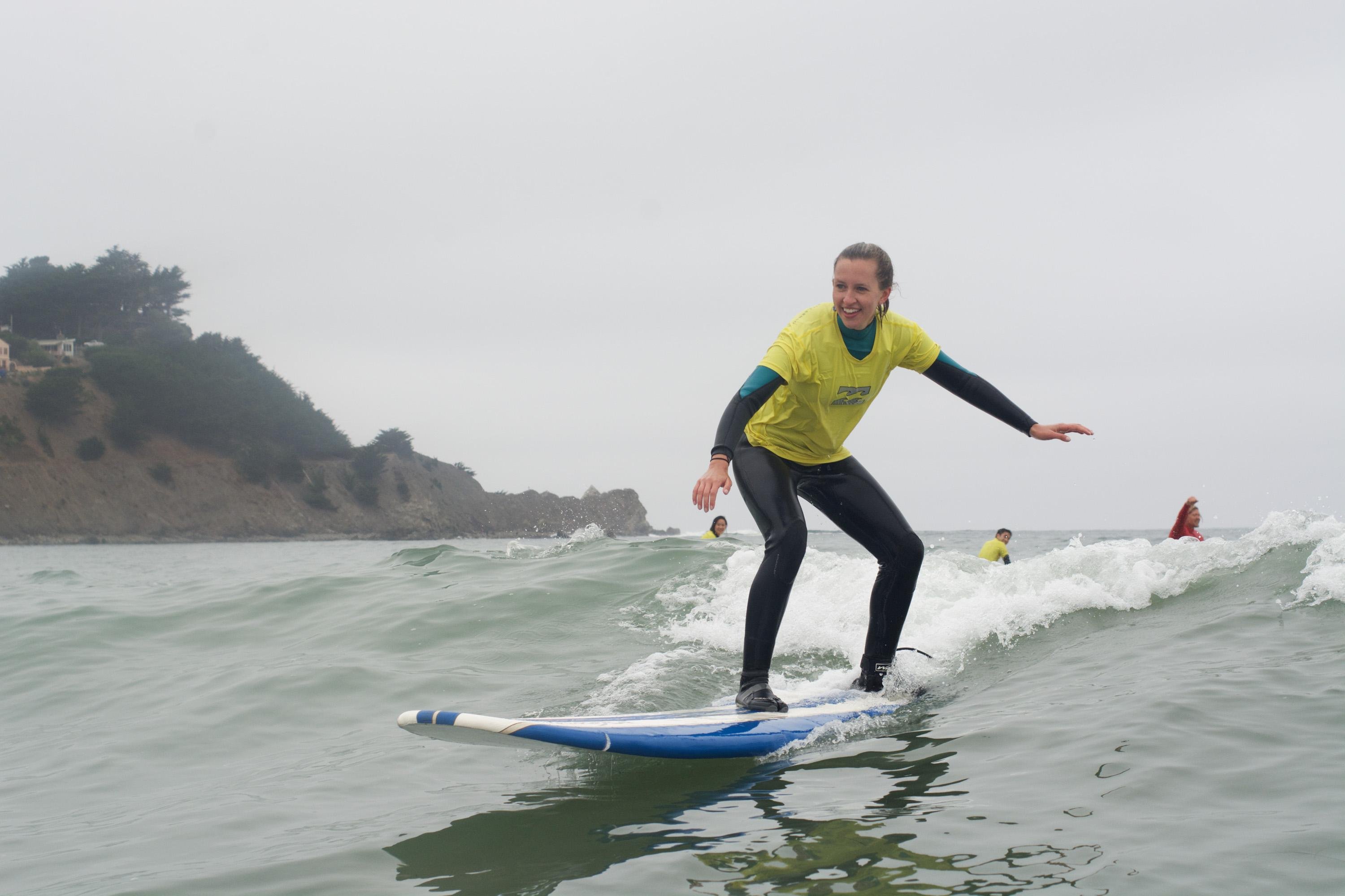Beginner Surf Lesson in Pacifica or Santa Cruz
