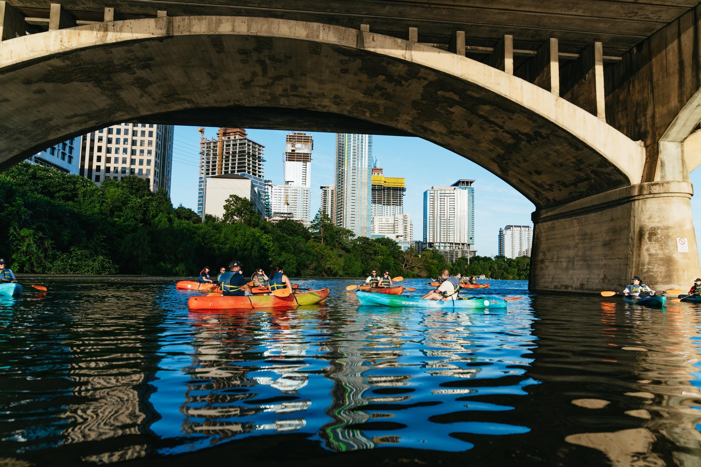 Austin Sunset Bat-Watching Kayak Experience