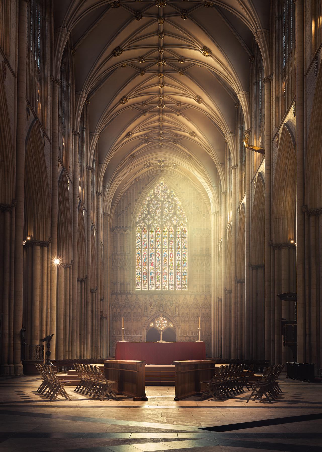 York Minster — the Great East Window, the nave and the central tower — image 6