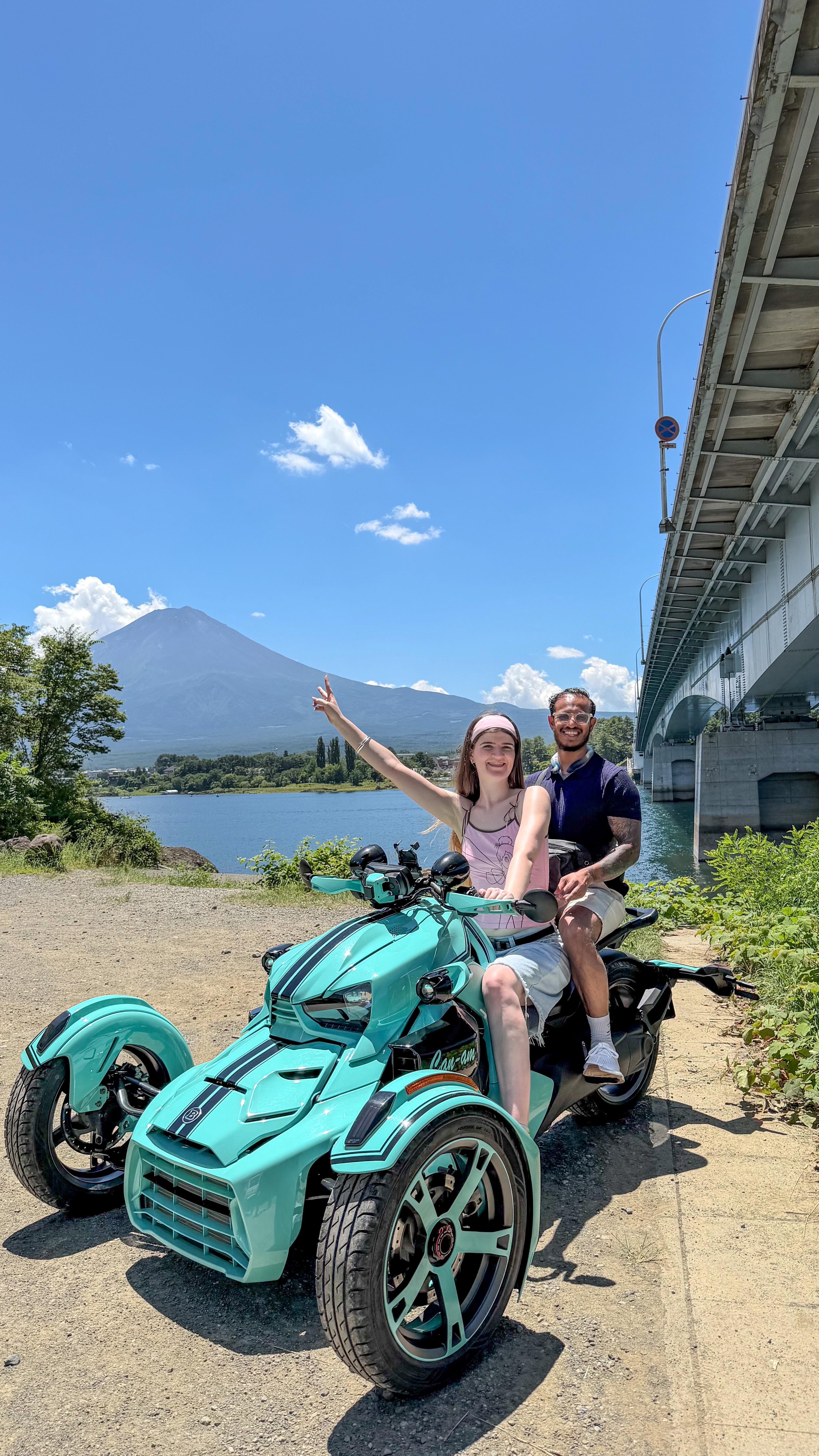 Mt. Fuji Guided Can-Am Trike Tour from Lake Kawaguchi