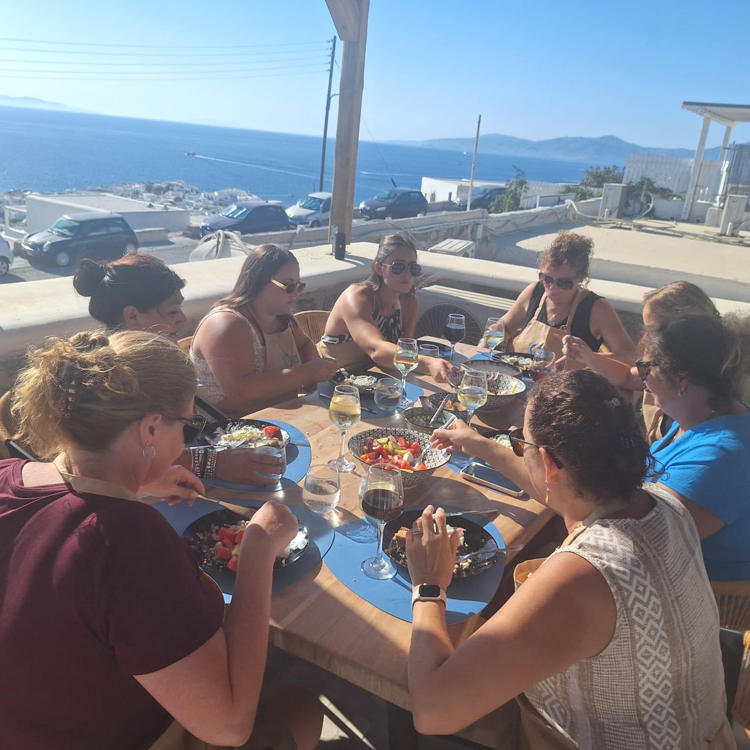 Mykonos Small-Group Cooking Class with Sunset Option