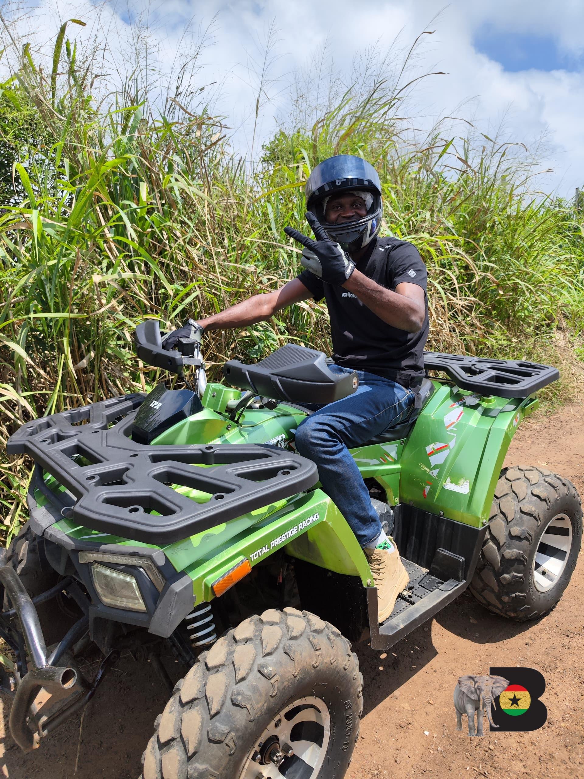 Accra Quad Biking, Asenema Falls & Aburi Gardens Adventure