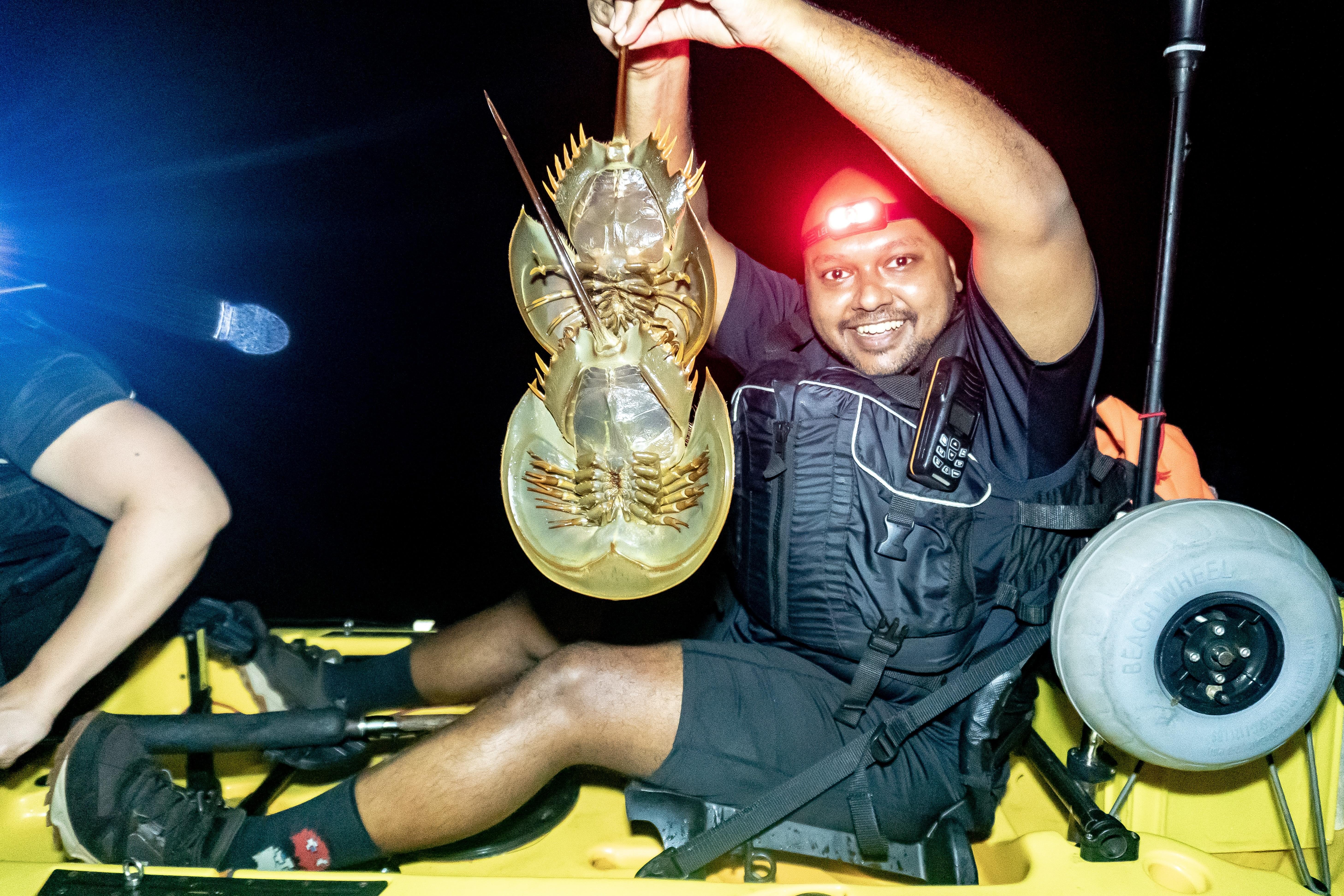 Pulau Ubin Night Kayak Fishing Adventure with Beachside Dinner