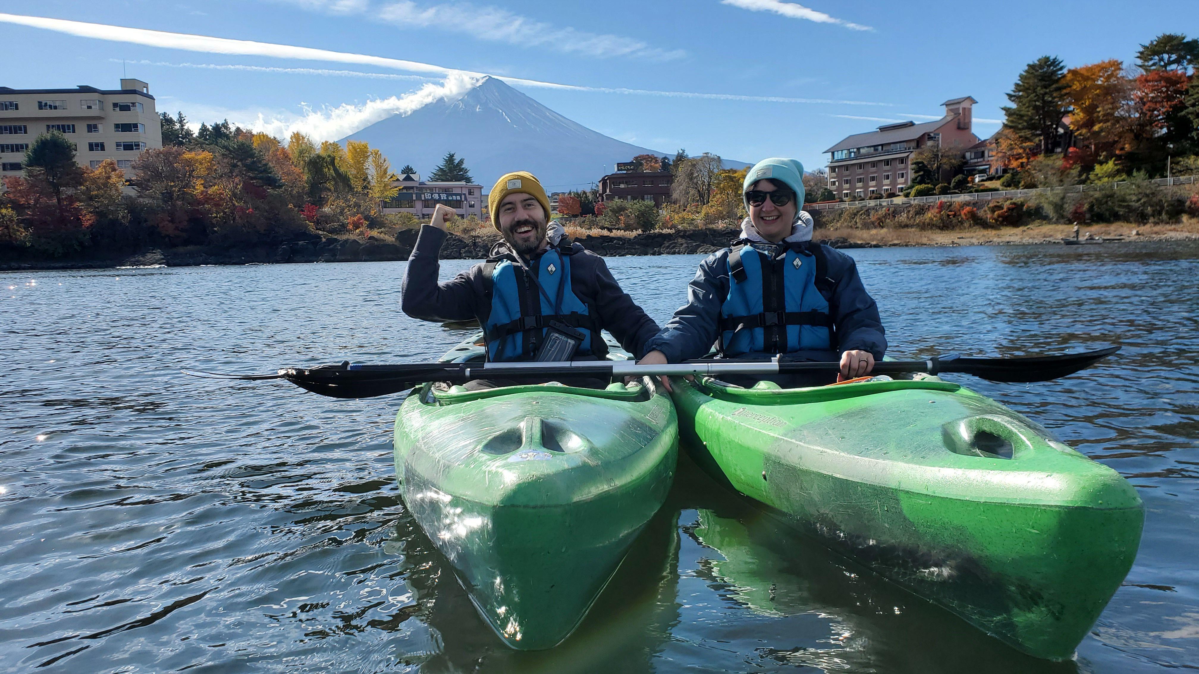 Early Morning Kayaking & Coffee on Lake Kawaguchiko