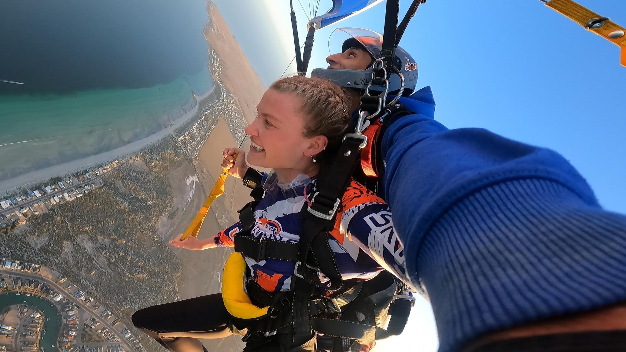 Tandem Skydive over Wallaroo Beach with Beach Landing