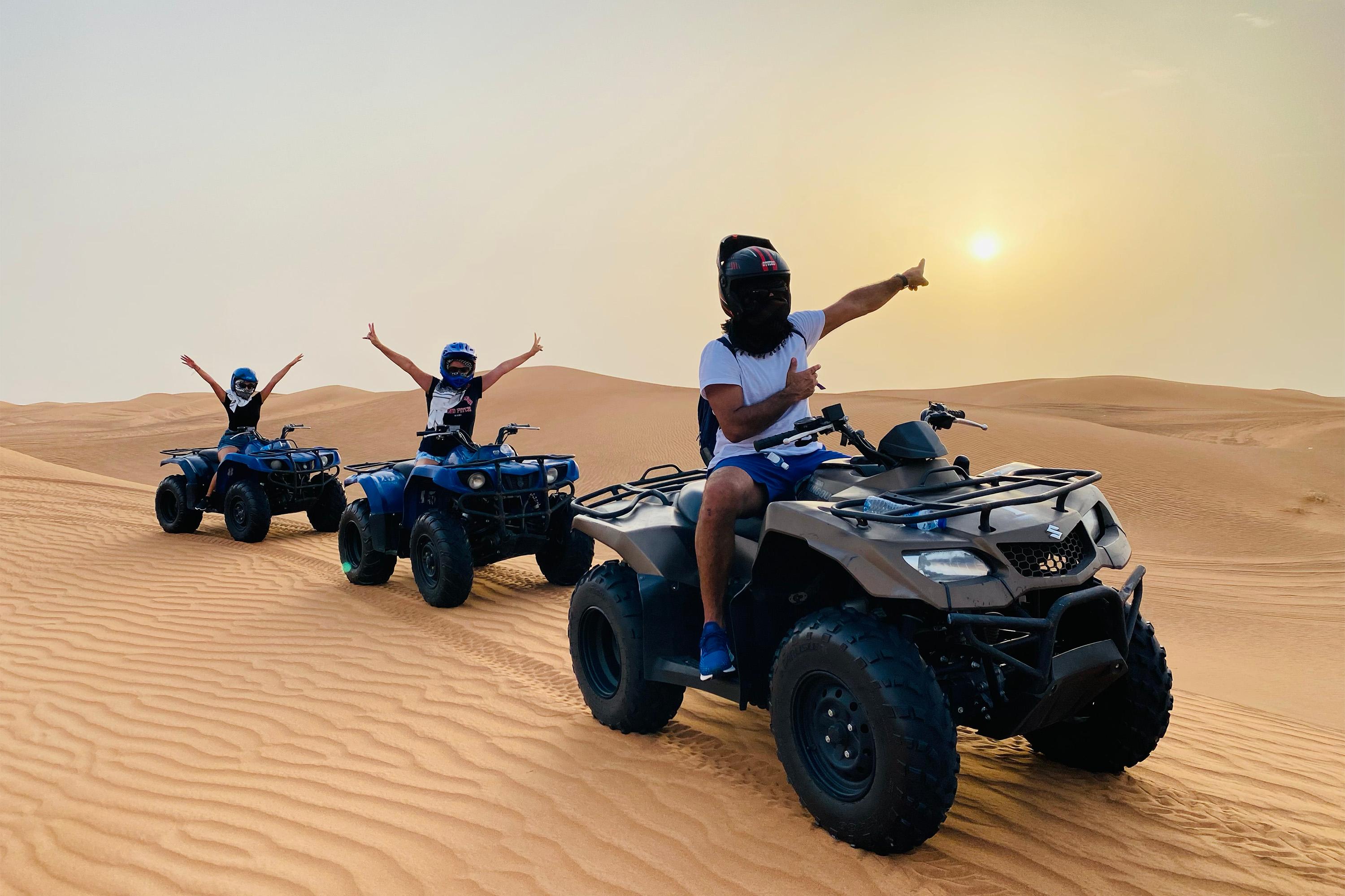 Dubai Desert Safari: Red Dunes, Quad Biking & Al Khayma Camp