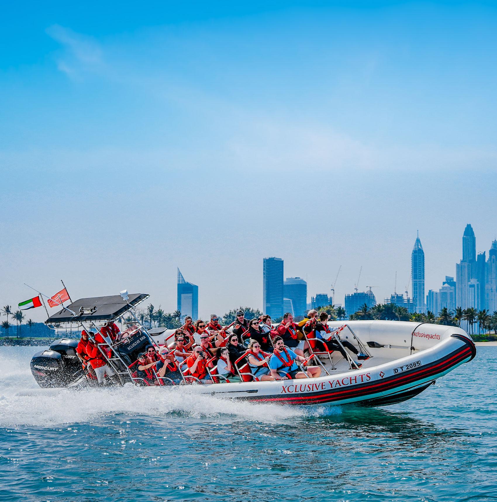 Dubai Speedboat Tour: Marina, Palm, Burj Al Arab & Atlantis