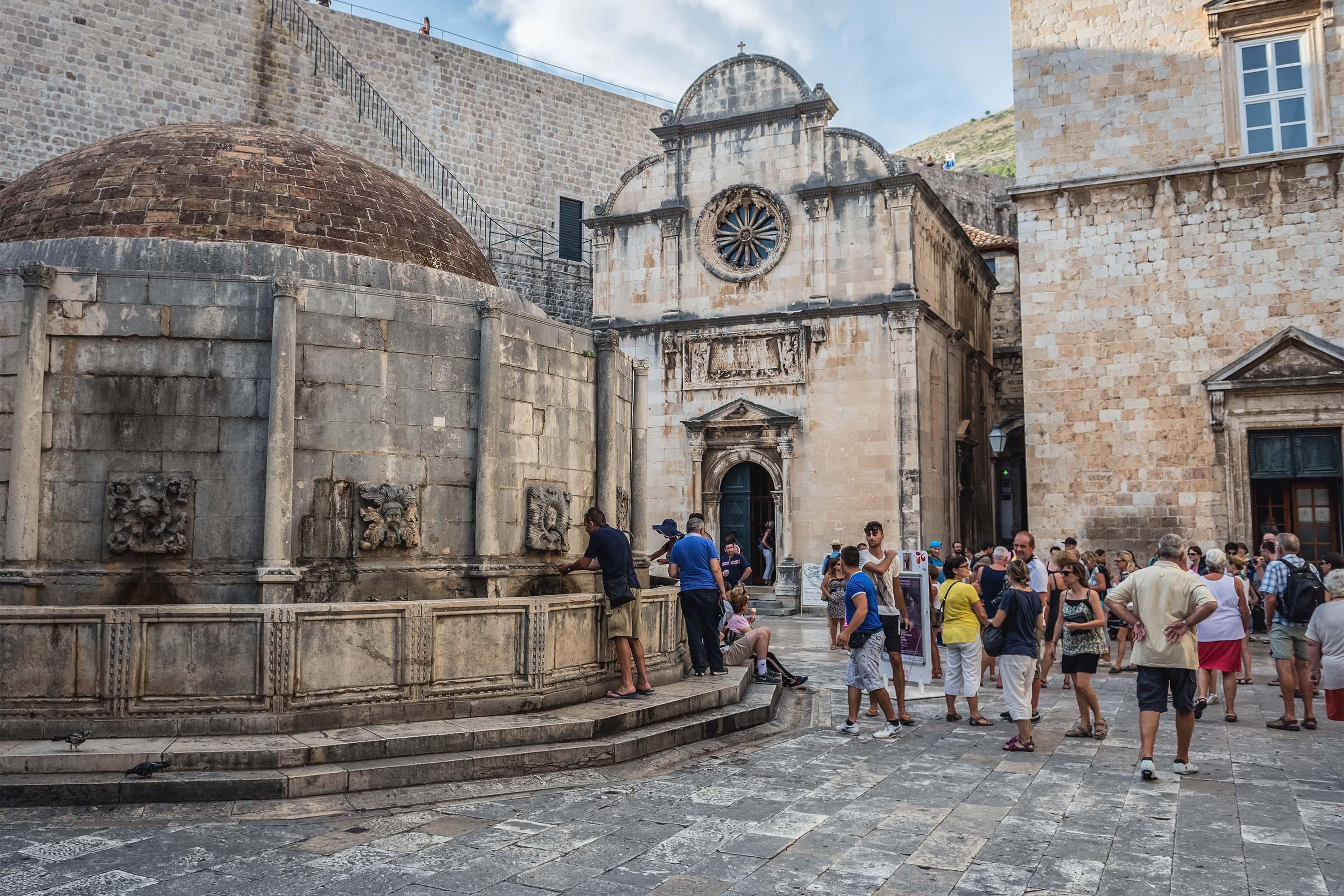 Dubrovnik City Walls Old Town terracotta rooftops Adriatic view — image 6