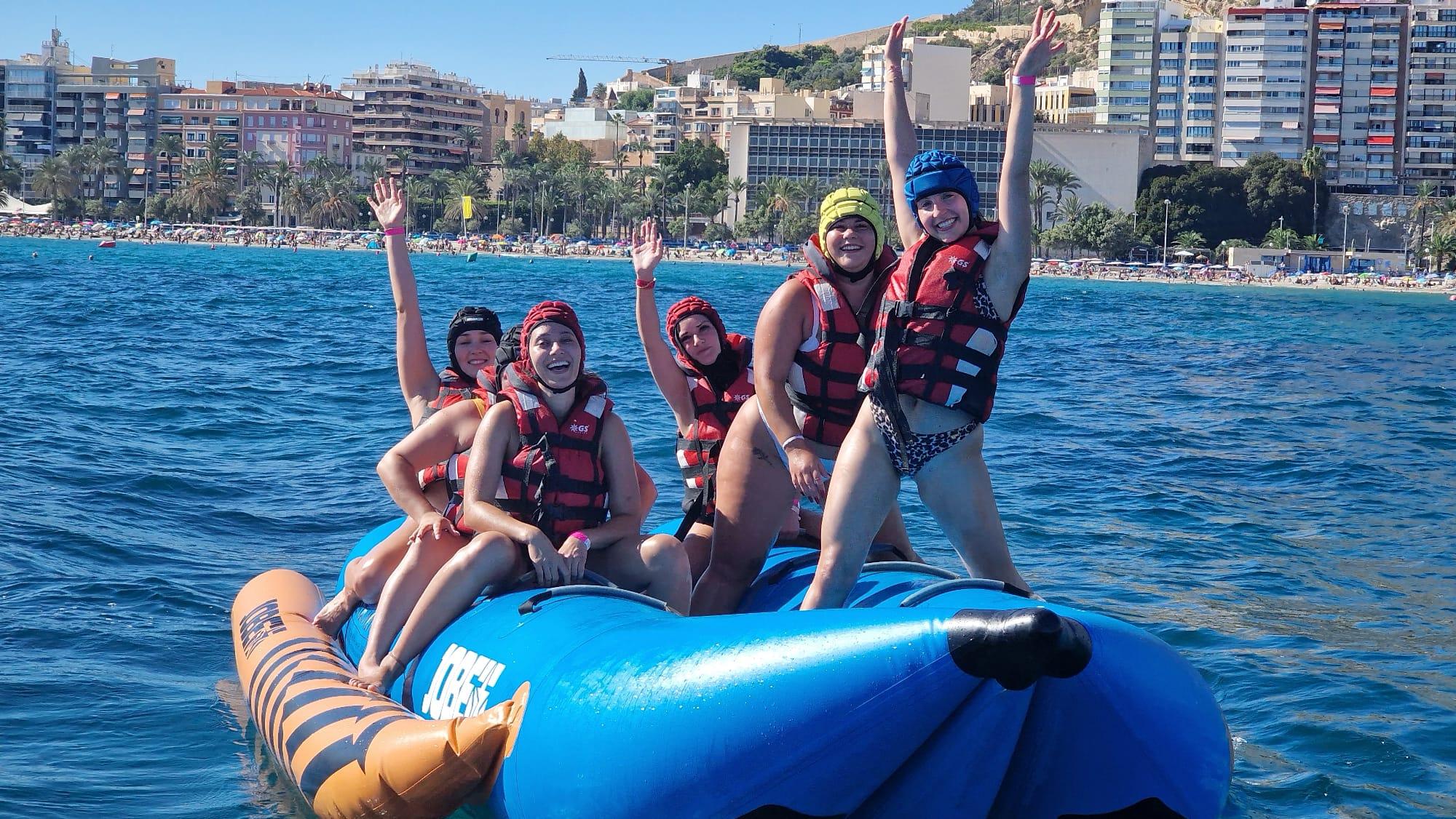 Alicante Water Thrills: Banana Boat, Crazy Sofa & Flyfish