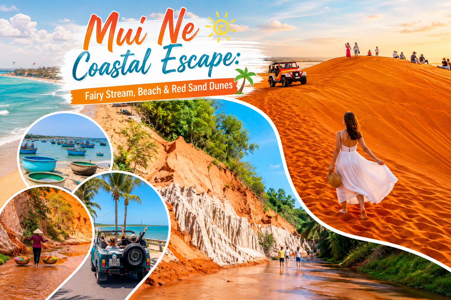 Mui Ne Coastal Discovery: Fishing Village, Fairy Stream & Red Dunes