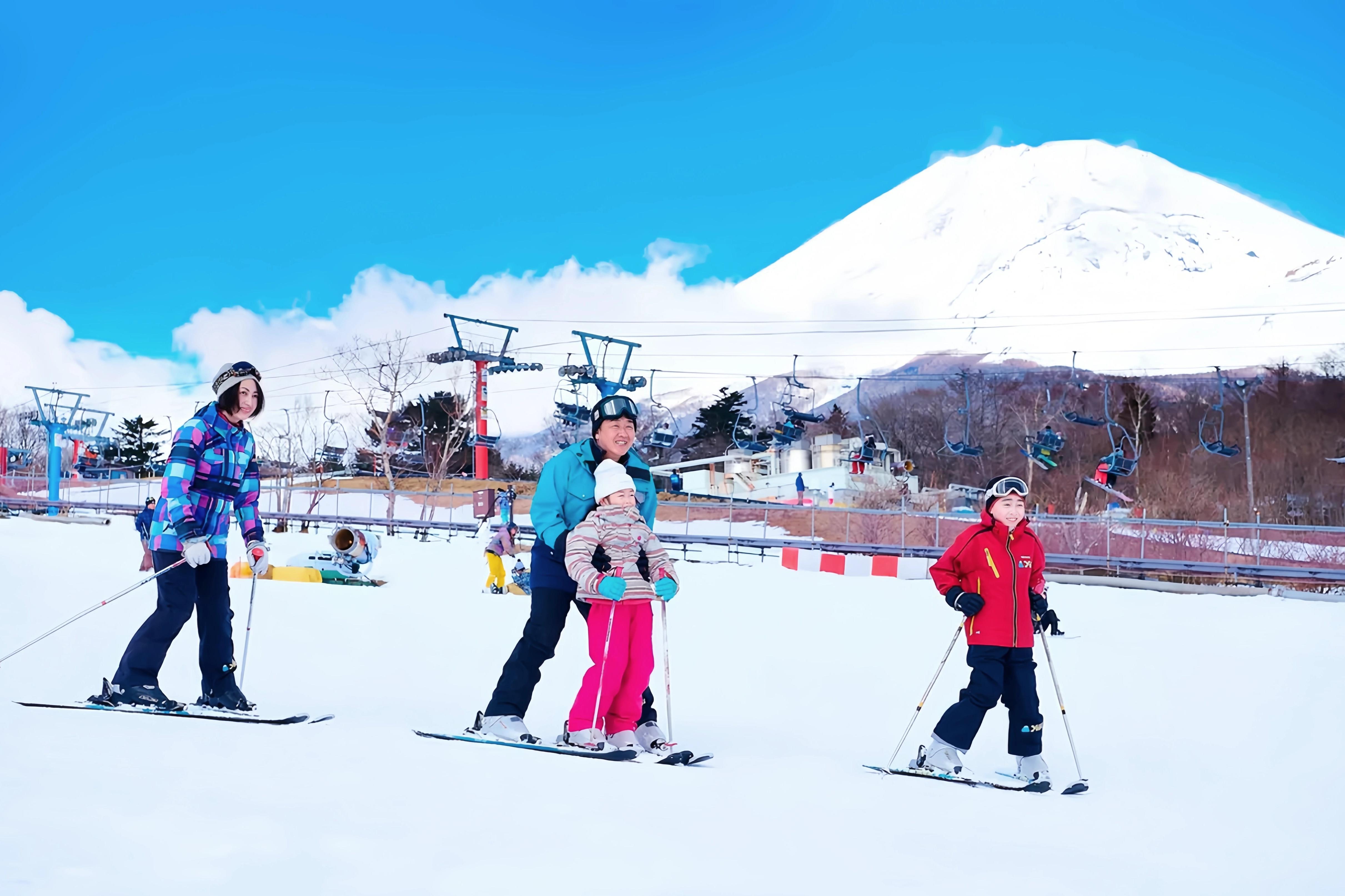 Mount Fuji Snow Day: Skiing & Winter Fun at Yeti Resort from Tokyo