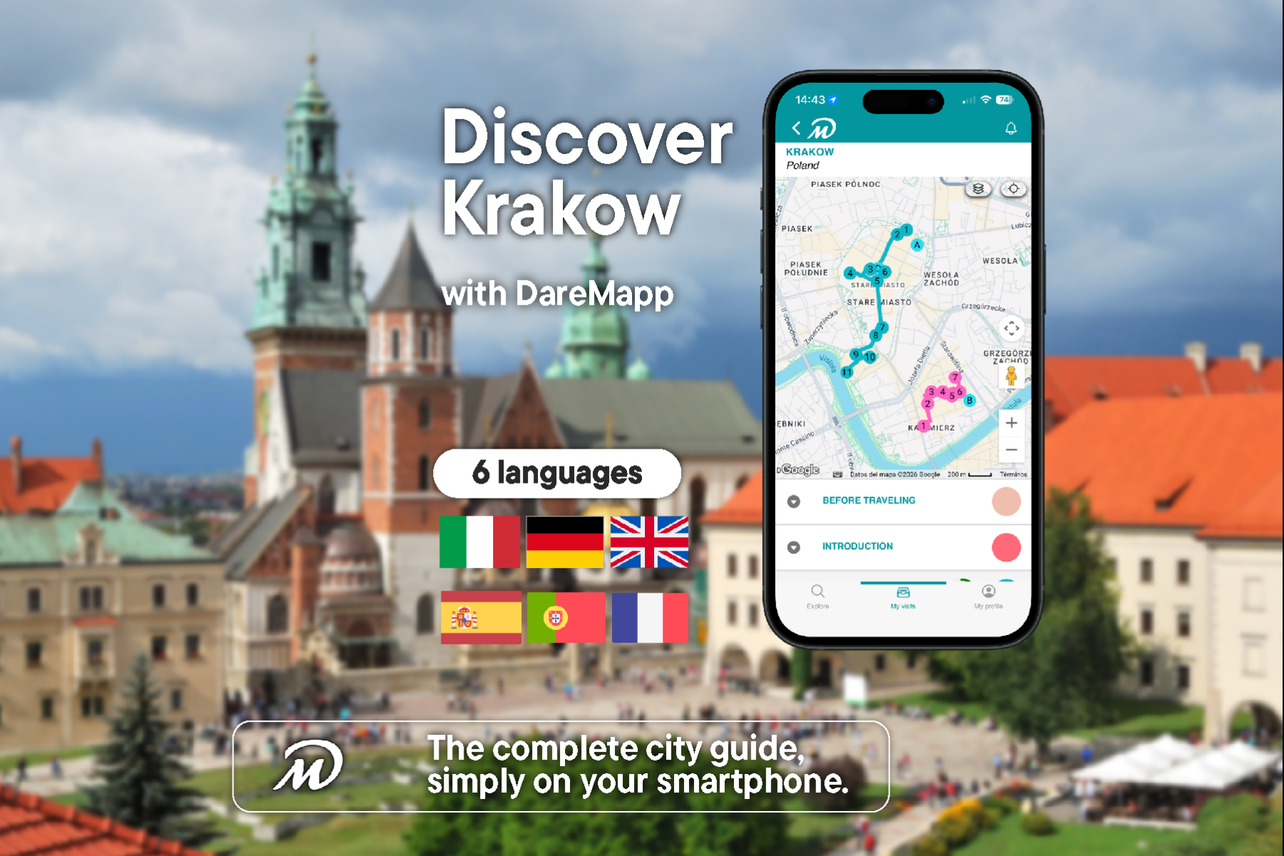 Krakow Self-Guided Mobile Audio Sightseeing Tour