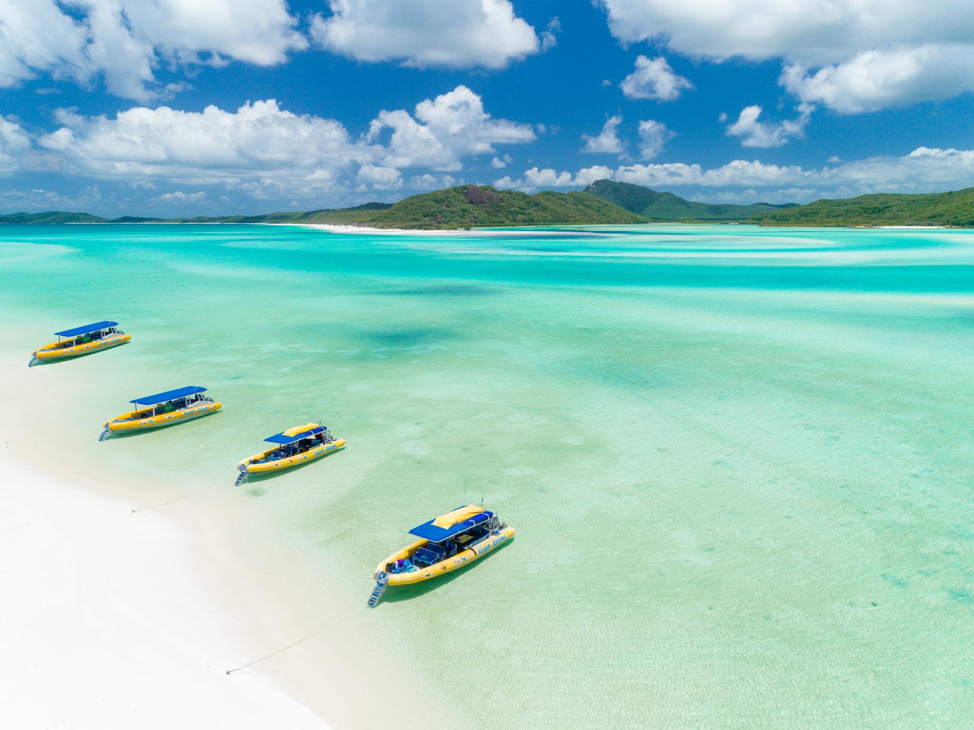 Whitsundays Fly-Raft Adventure: Scenic Flight & Snorkeling Day Tour