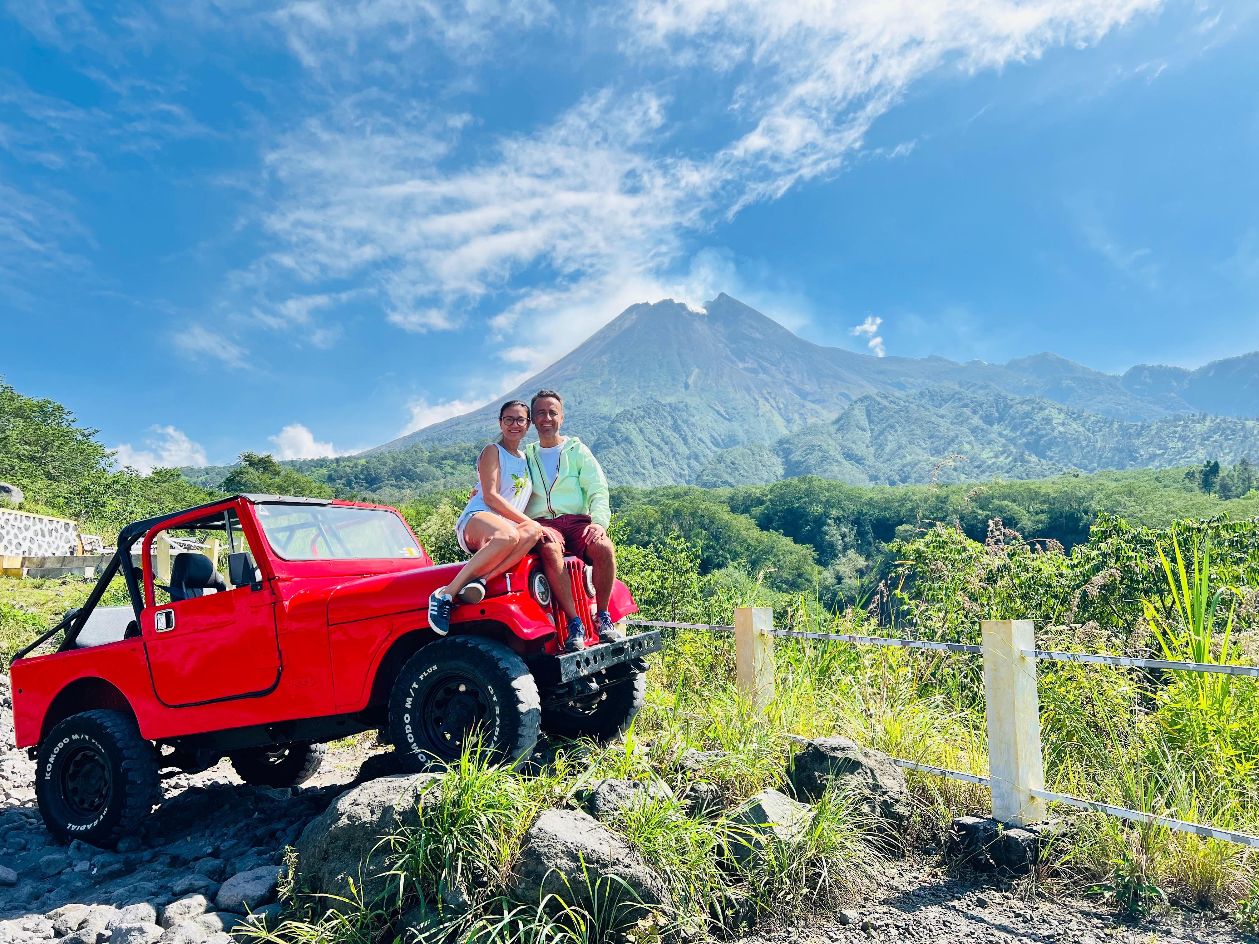 Merapi Volcano Sunrise Jeep & Jomblang-Pindul Cave Adventure