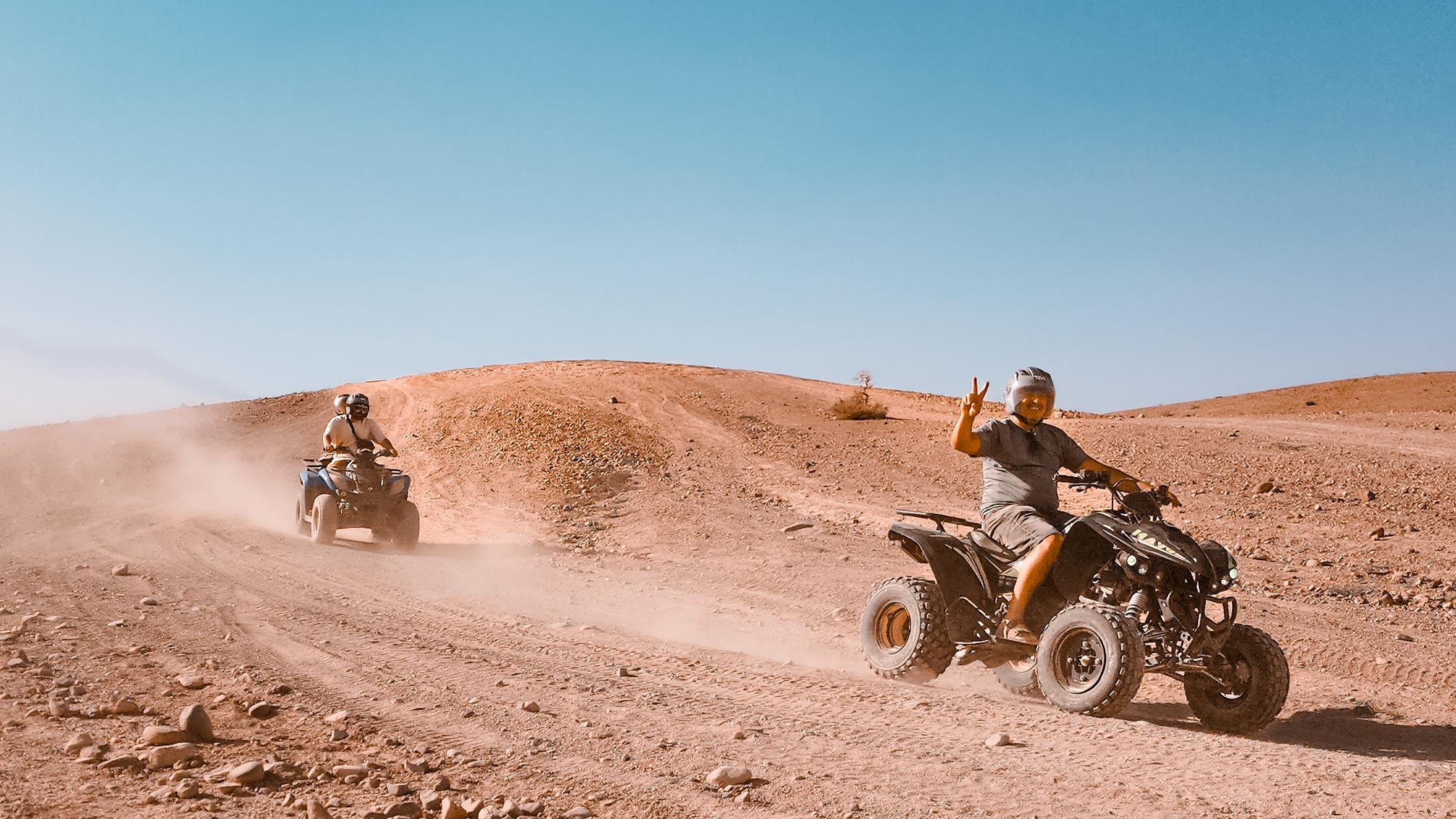 Agafay Desert Day Trip: Quad Biking, Camel Ride, Lunch & Pool