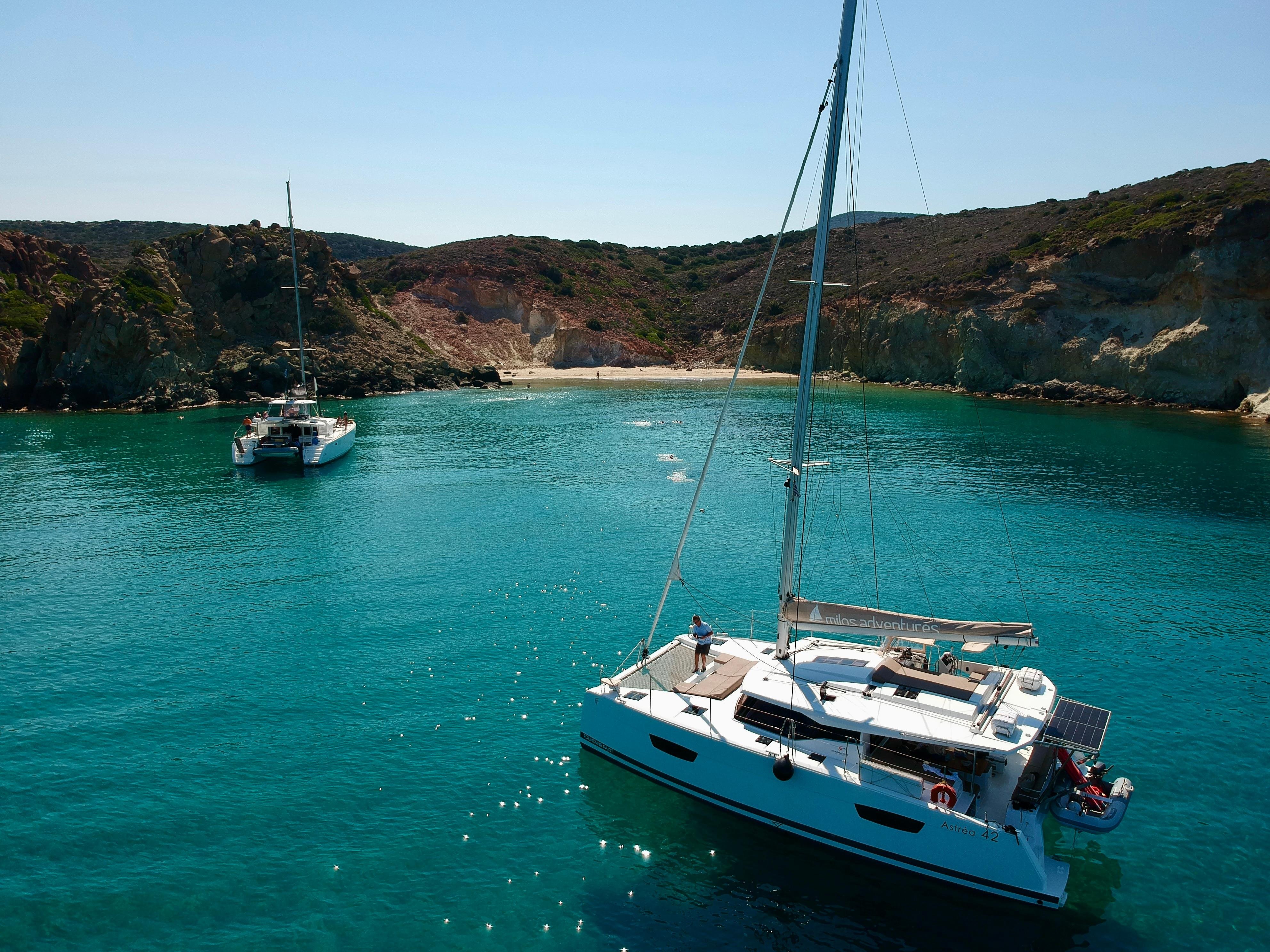 Milos Morning Catamaran Cruise to Kleftiko