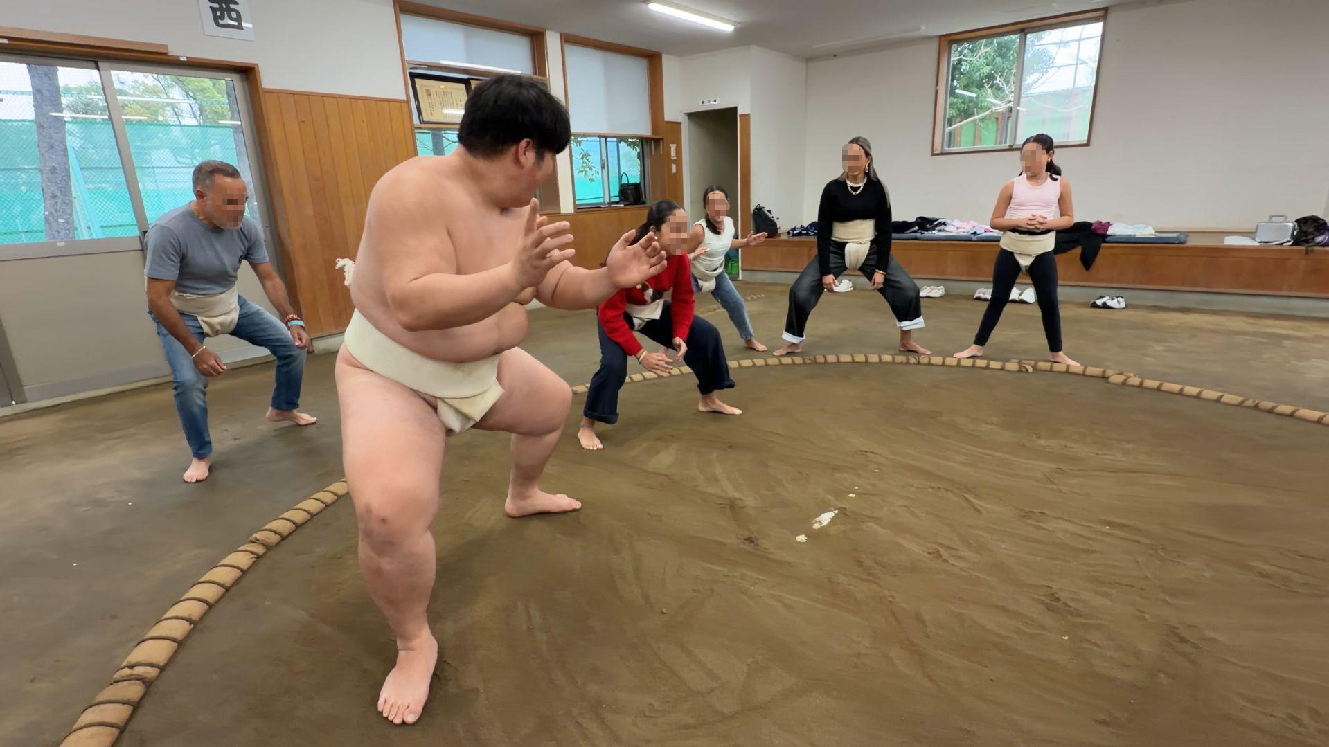 Authentic Sumo Training at Historic Miyagino Stable Camp