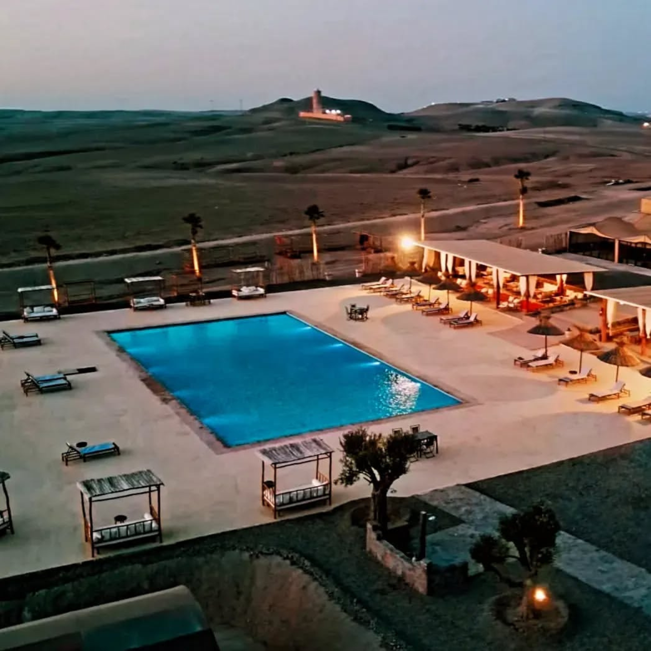 Agafay Desert Sunset: Camel Ride, Pool, Dinner & Cultural Shows