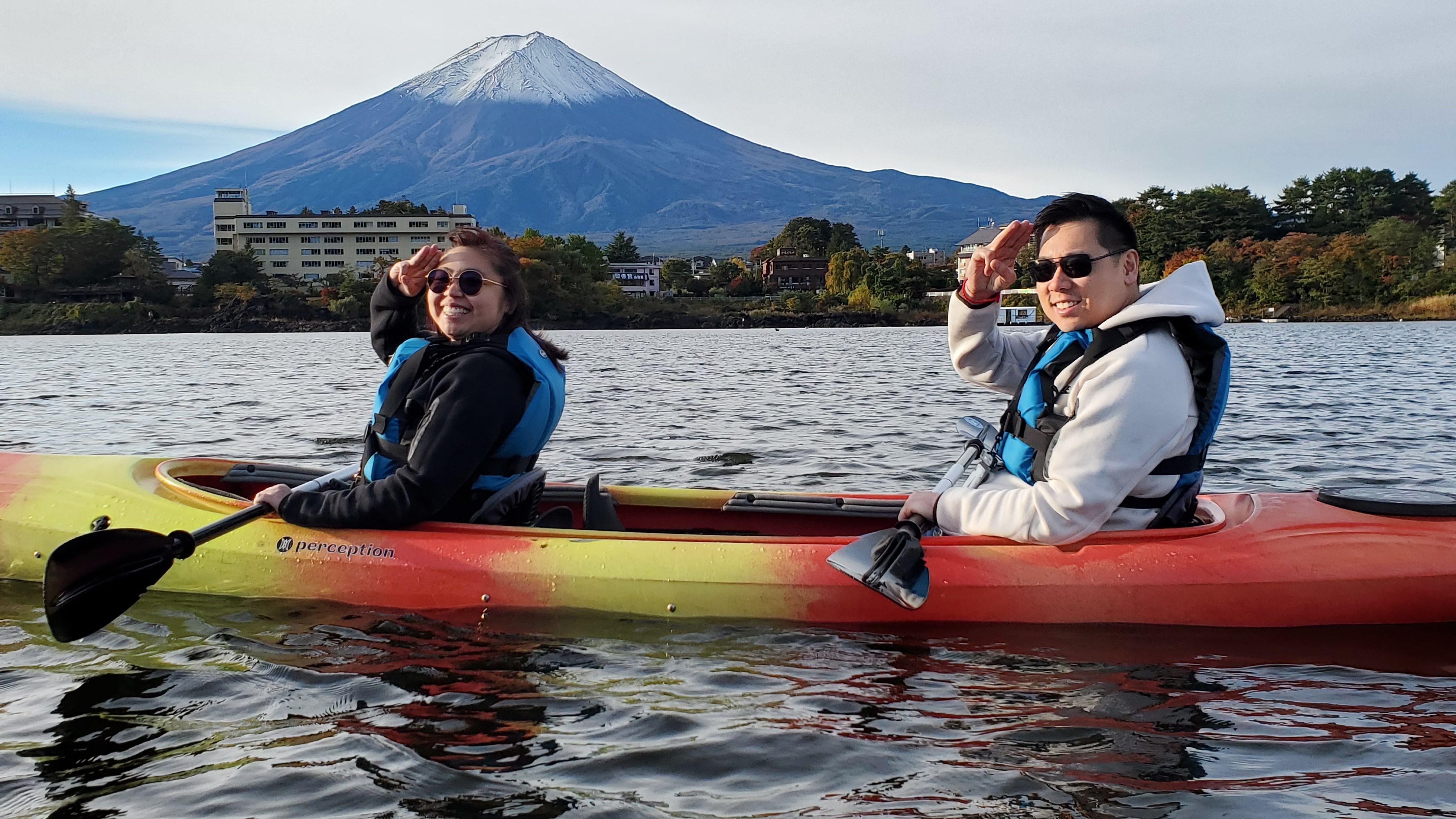 Early Morning Kayaking & Coffee on Lake Kawaguchiko