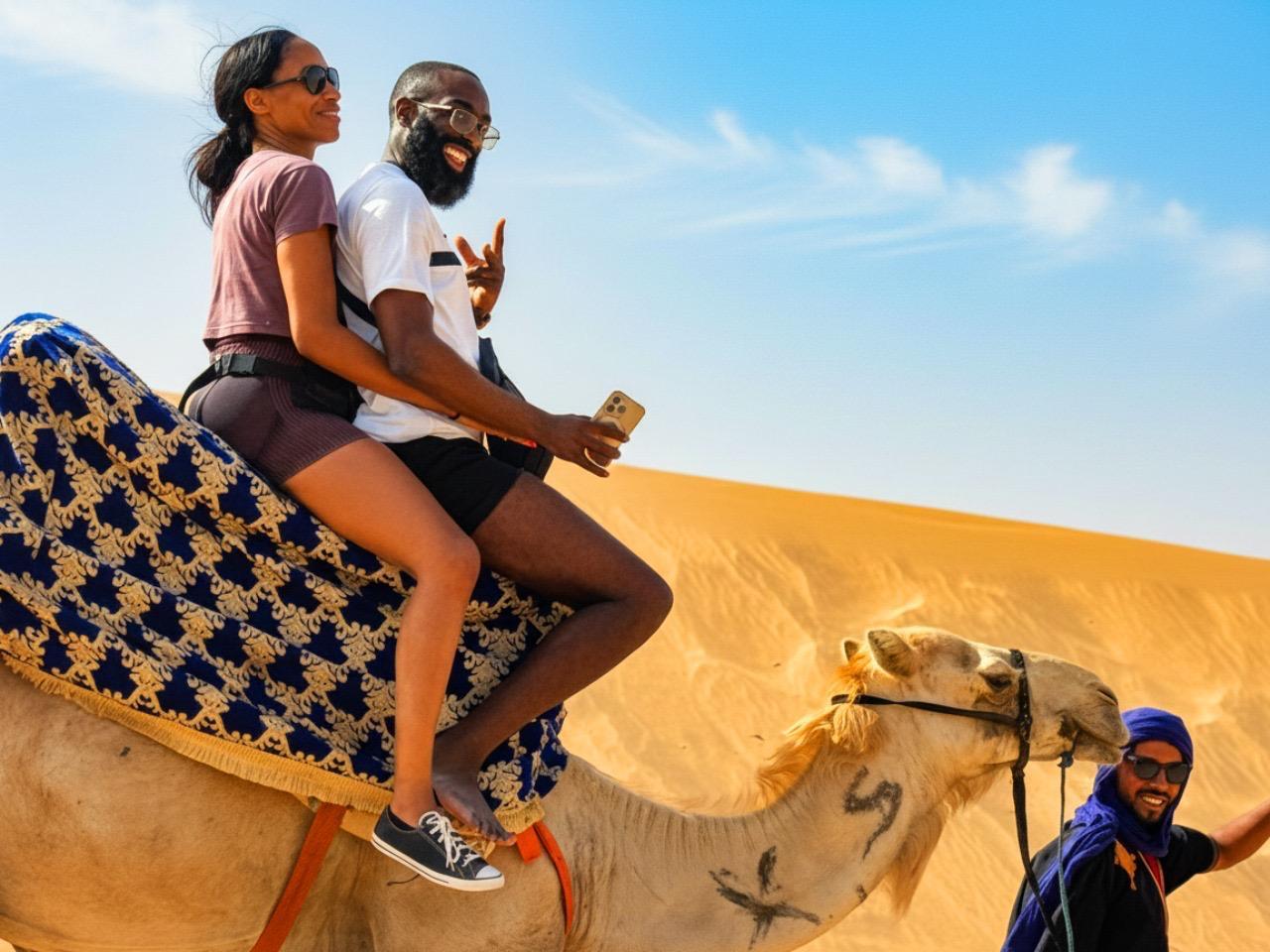 Agadir & Taghazout: Sandboarding, Camel Trek & Sunset BBQ