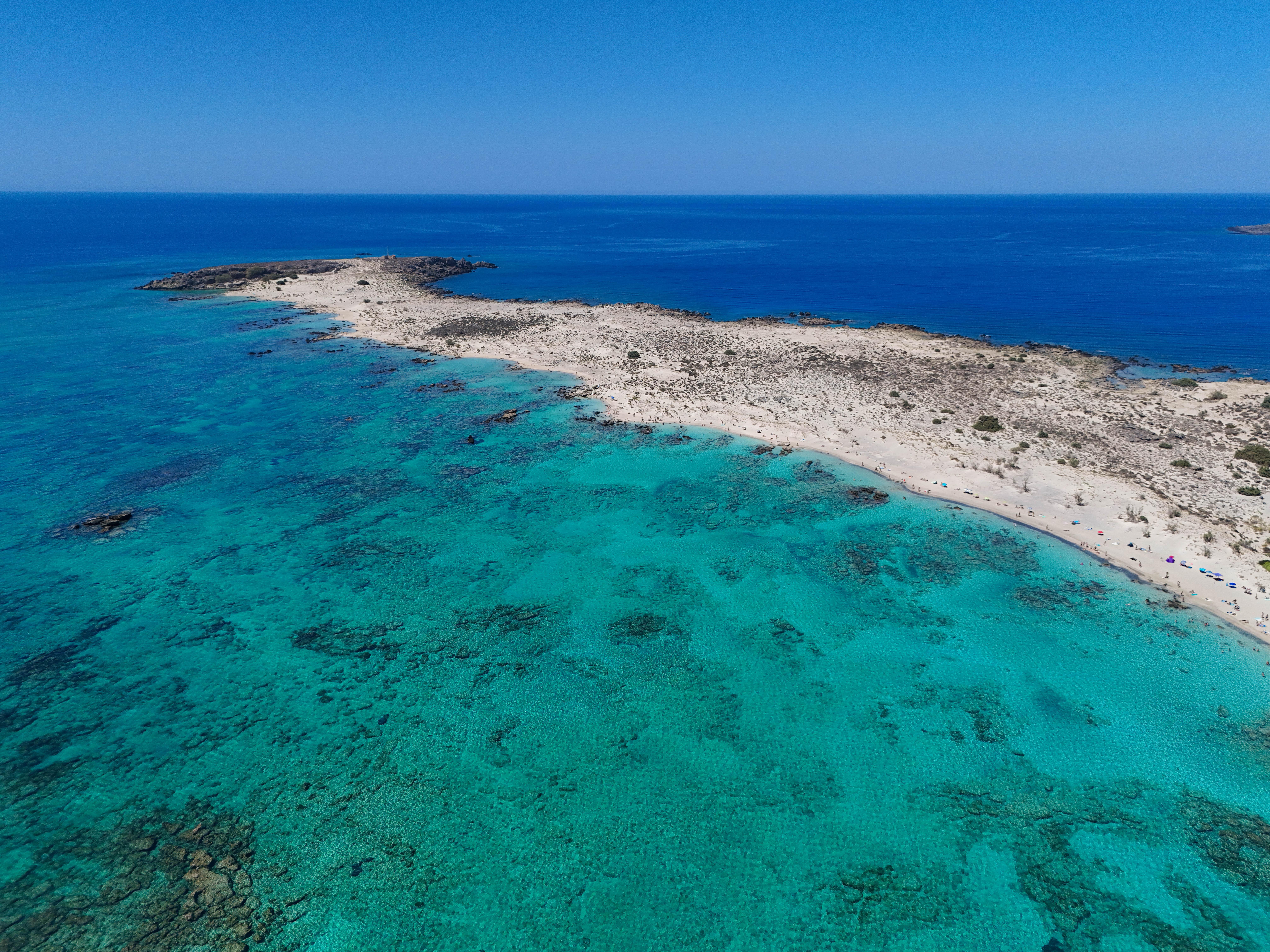 Elafonissi pink sand beach and Balos lagoon tour Crete — shallow turquoise lagoon, Gramvousa Venetian fortress — image 12