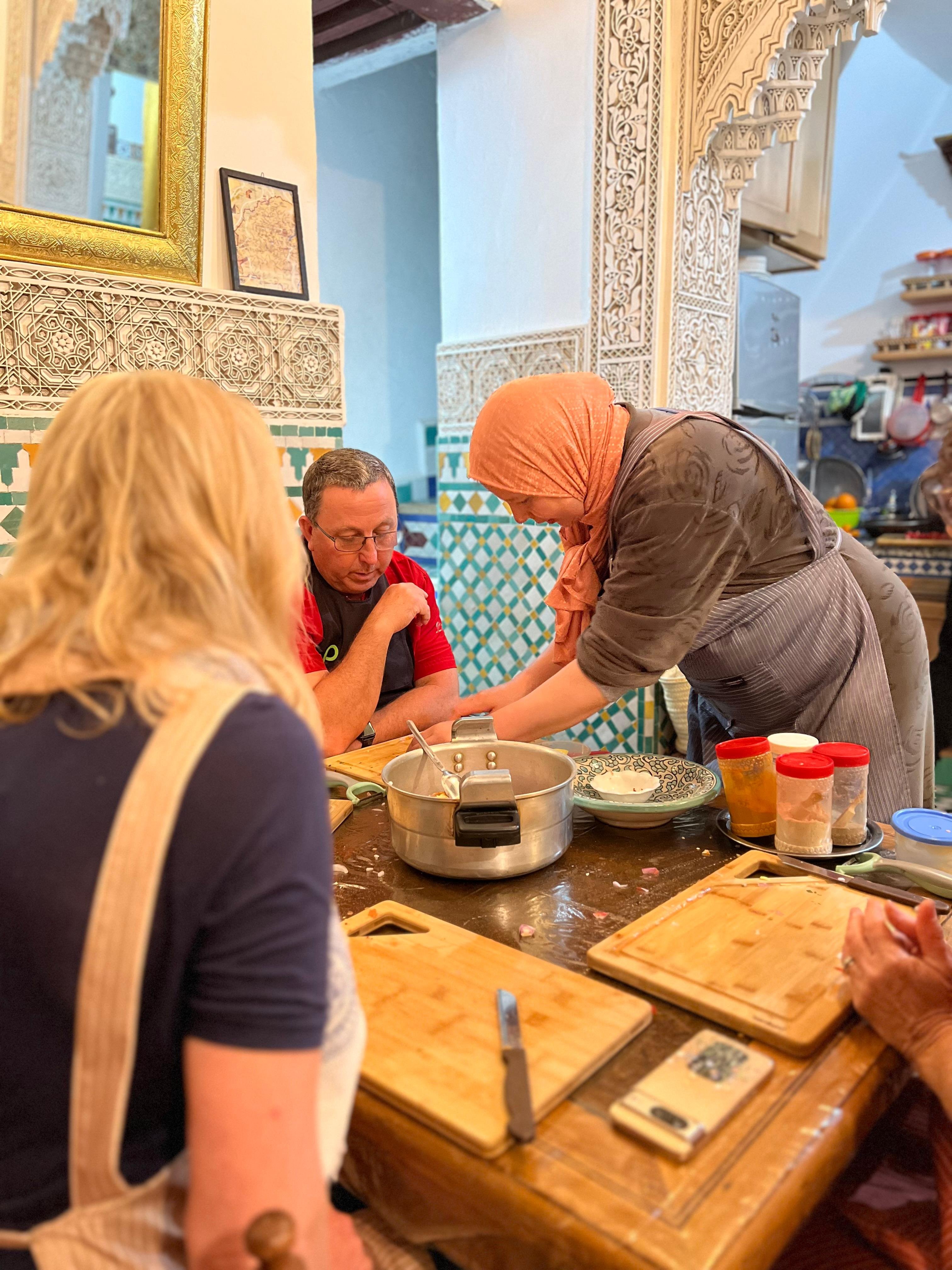 Fez Market Tour & Traditional Moroccan Cooking Class