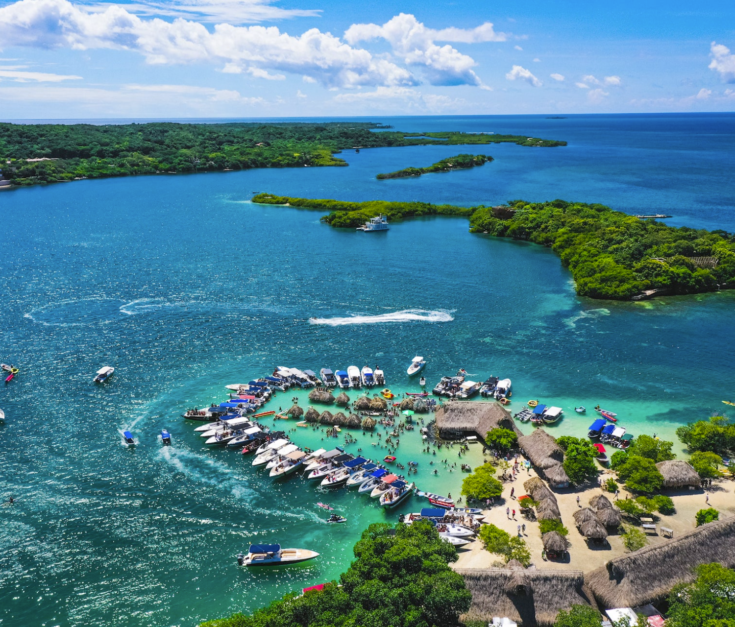 Cartagena Island Hopping & Party Boat Experience