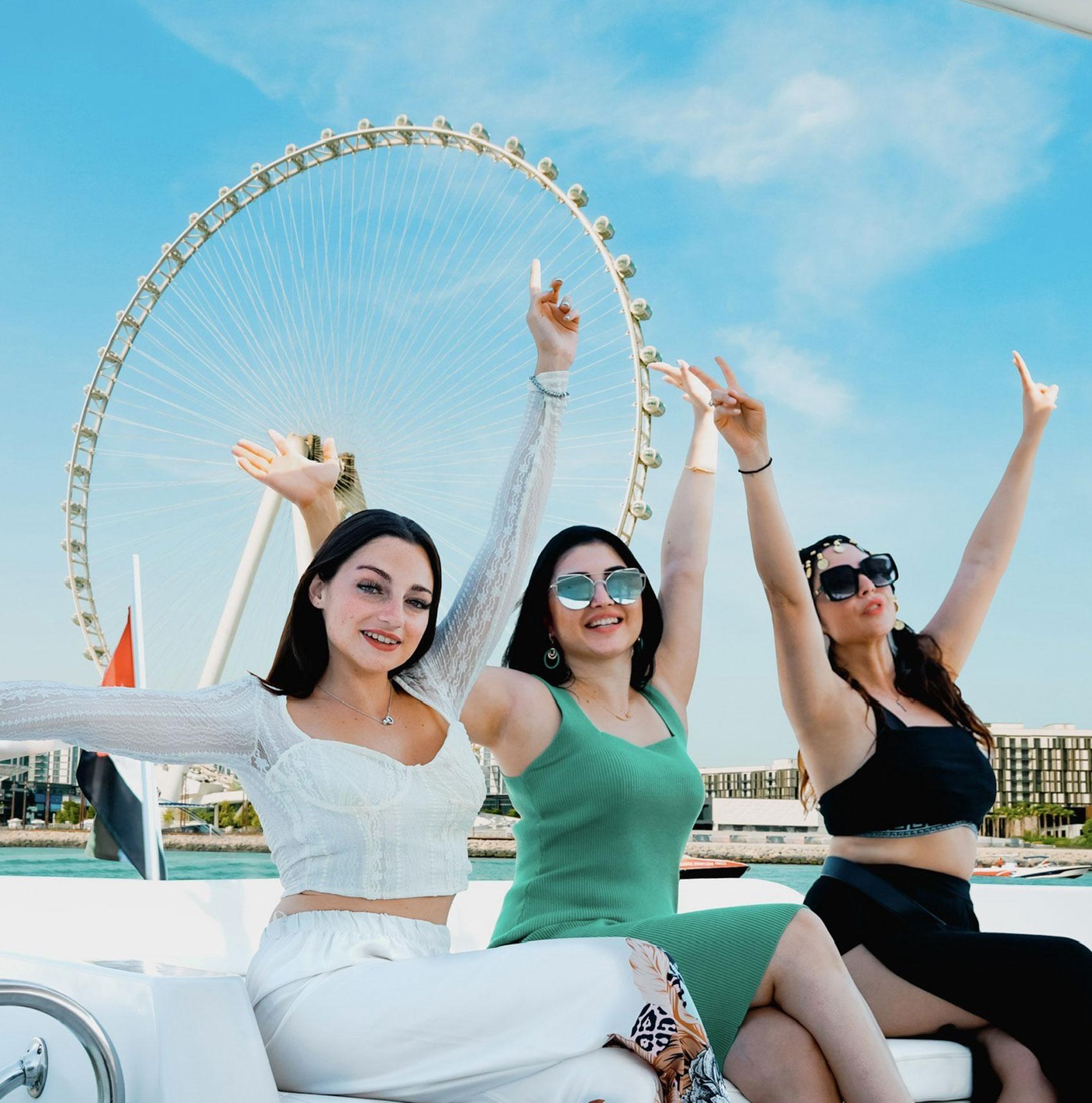 Dubai Marina Yacht Cruise with Drinks & Skyline Views