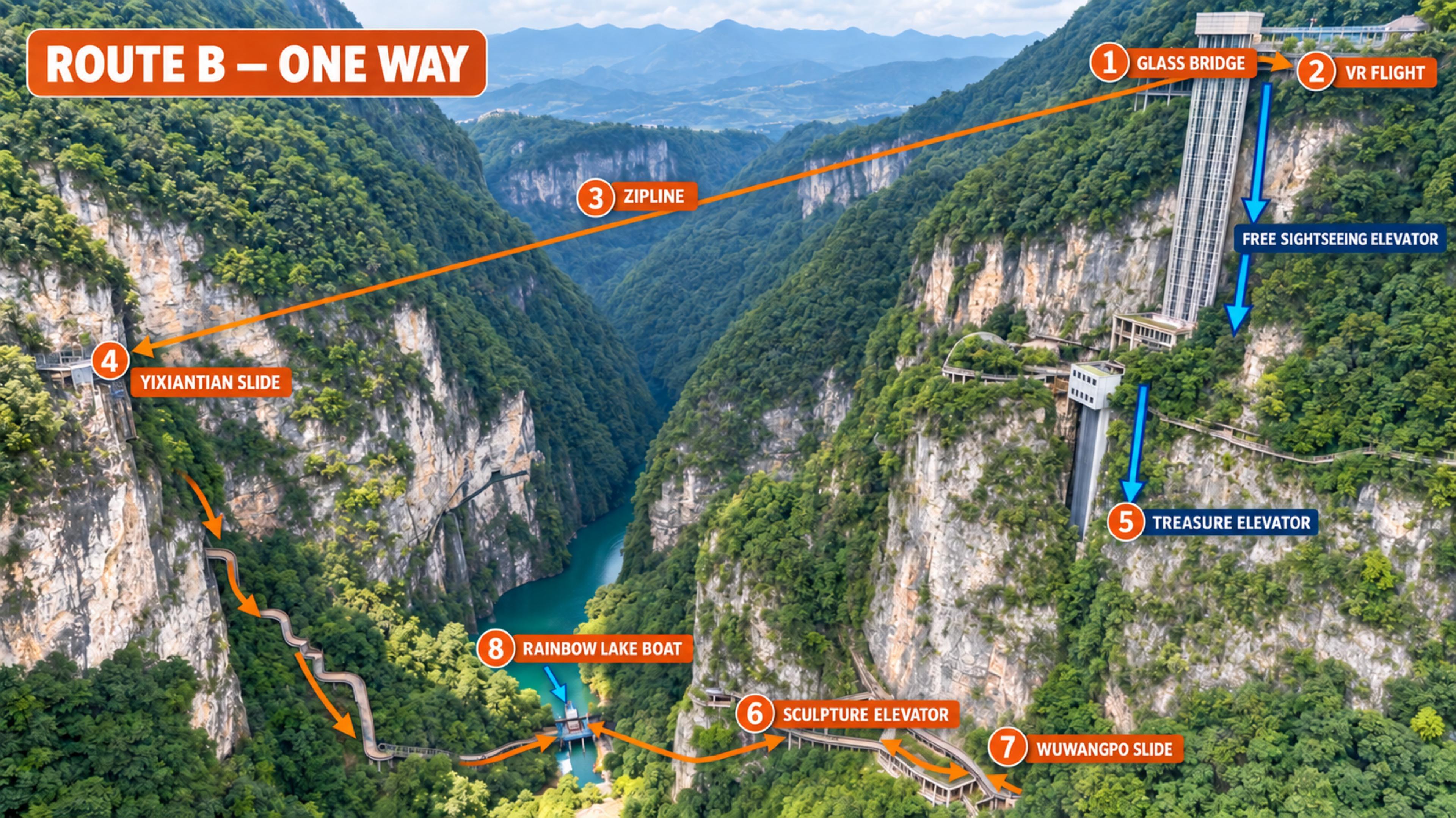 Zhangjiajie Grand Canyon Glass Bridge & Adventure Pass