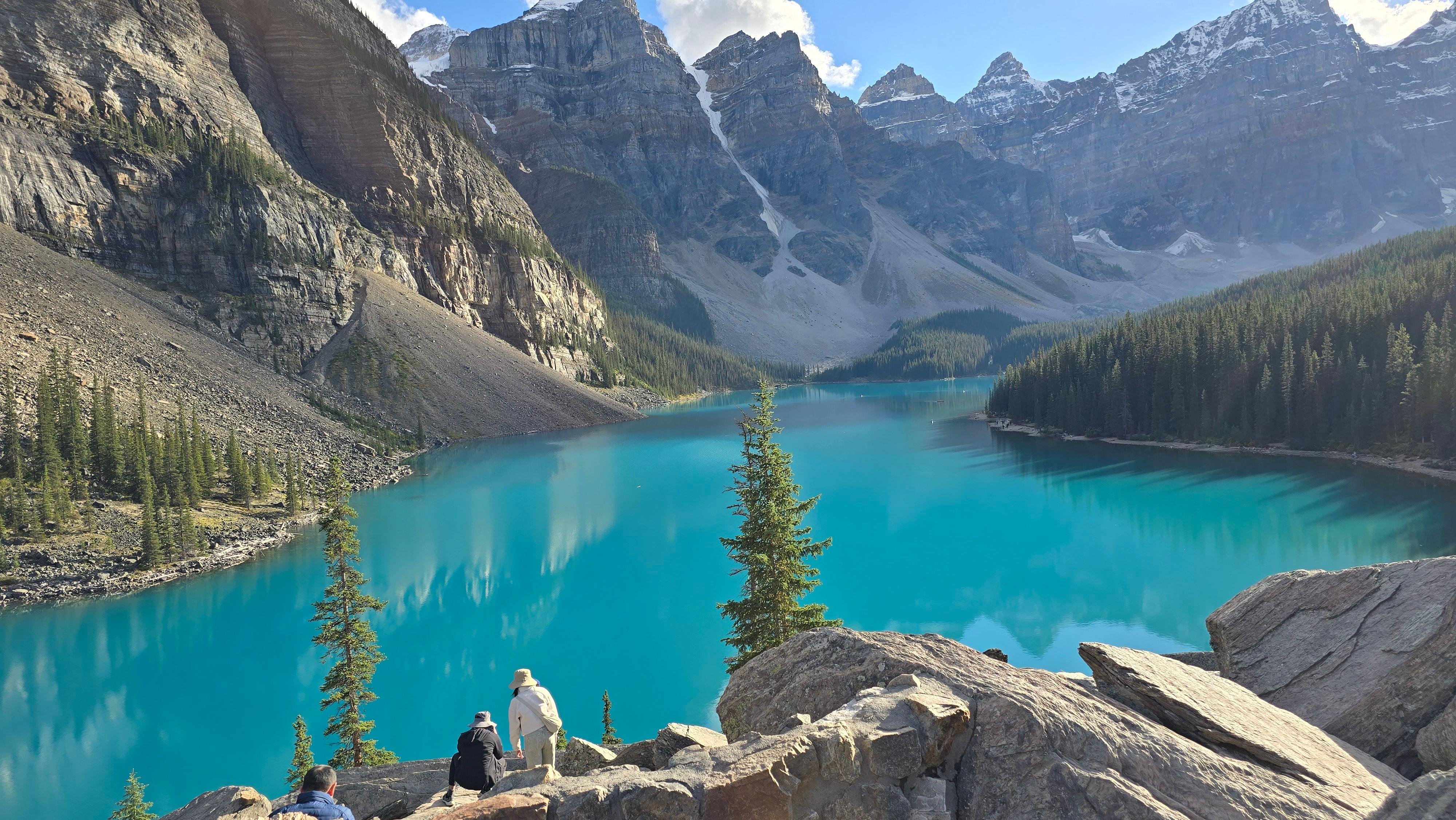 Lake Louise shuttle tour — glacial turquoise lake below Victoria Glacier in Banff National Park — image 7