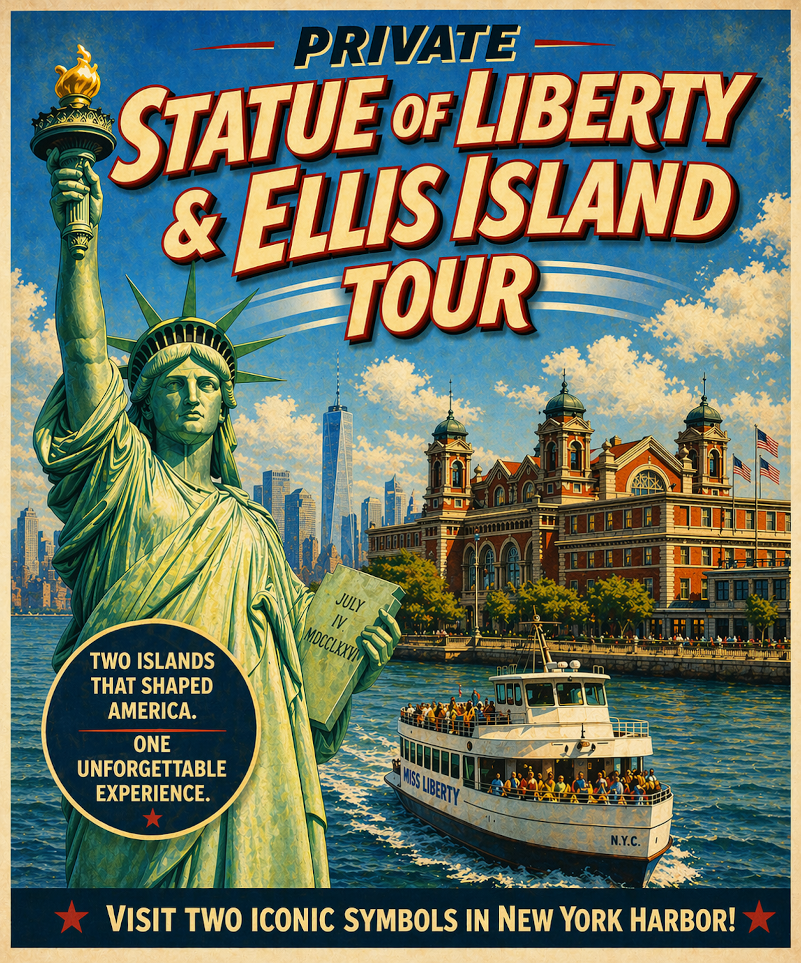 Private Statue of Liberty & Ellis Island Tour