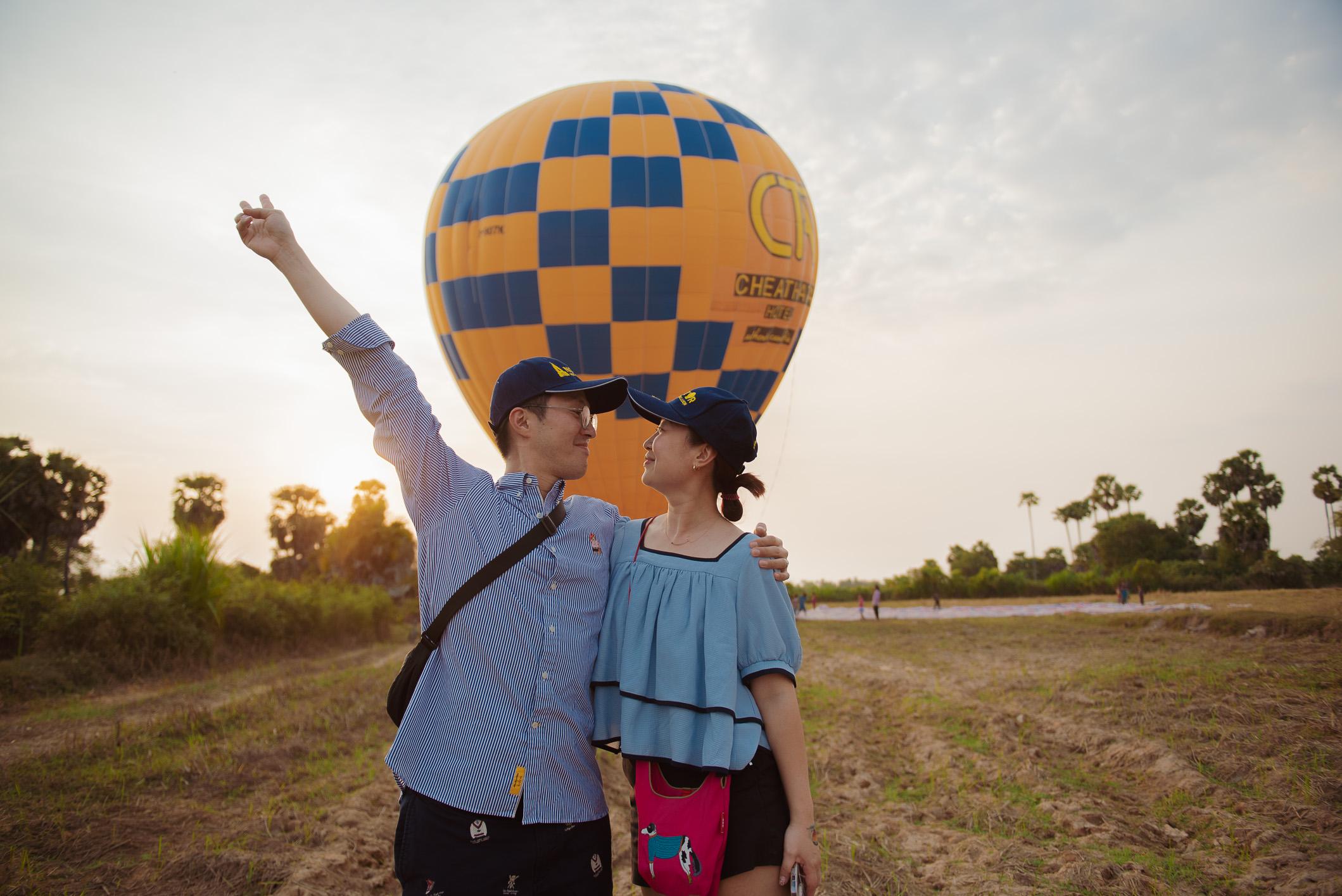 Angkor Sunrise & Sunset Hot Air Balloon Flight