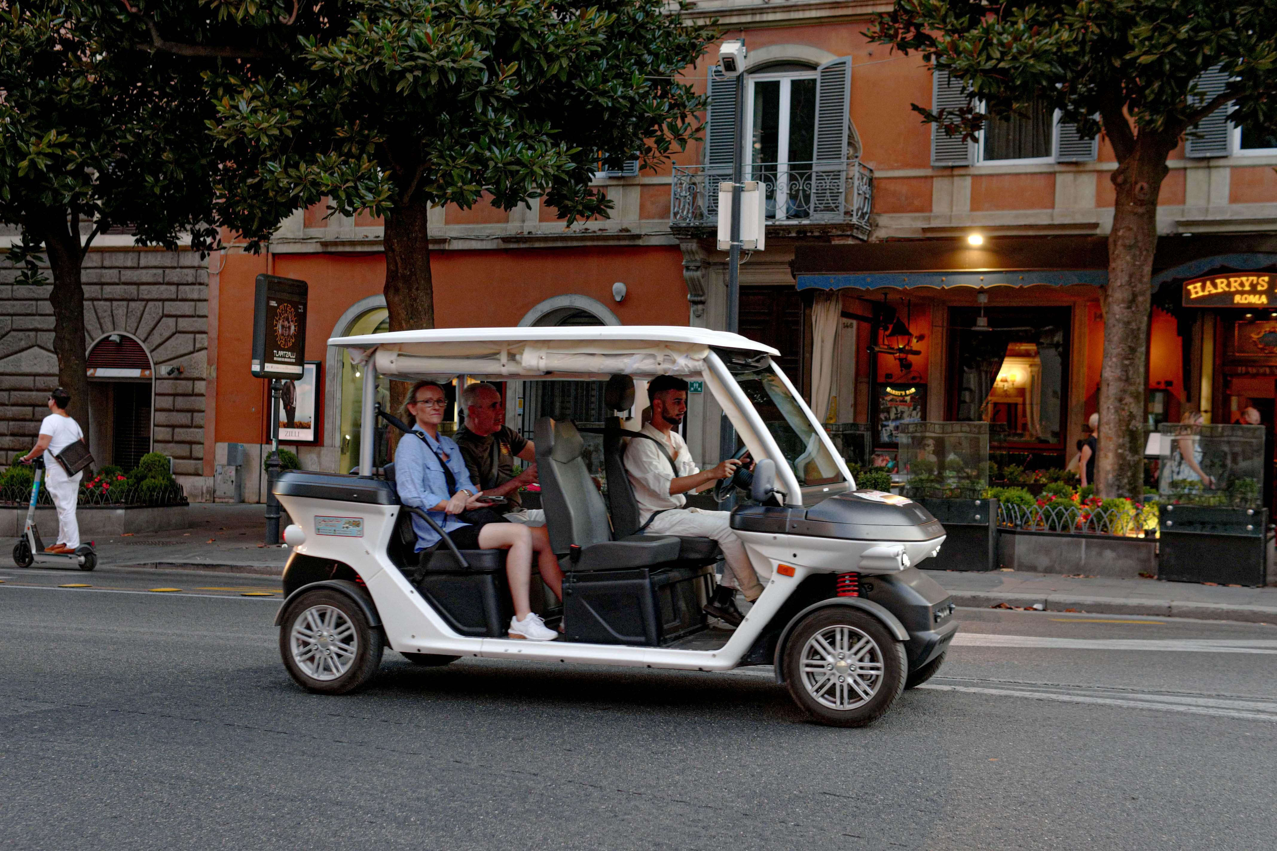 Rome by Night Golf Cart Tour