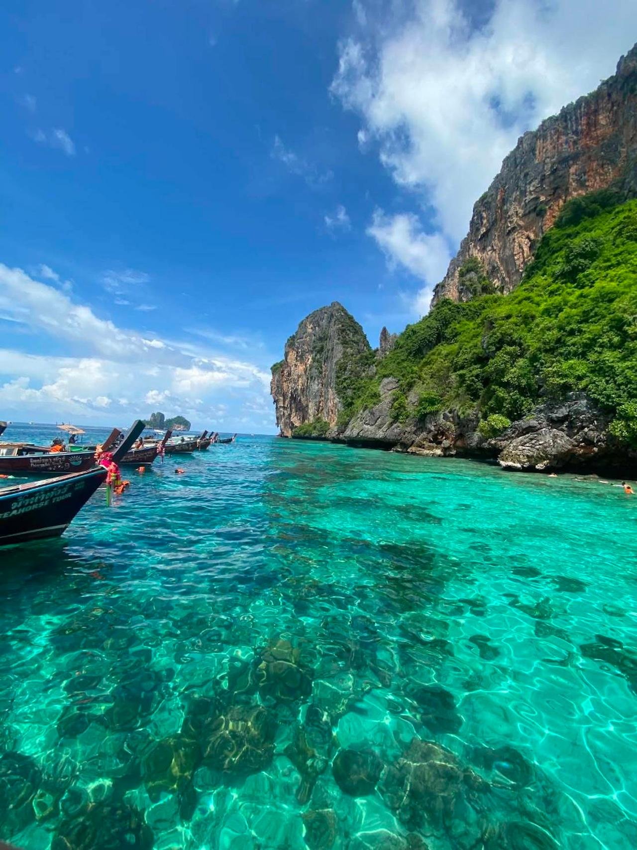 Phi Phi Island Hopping & Snorkeling by Longtail Boat