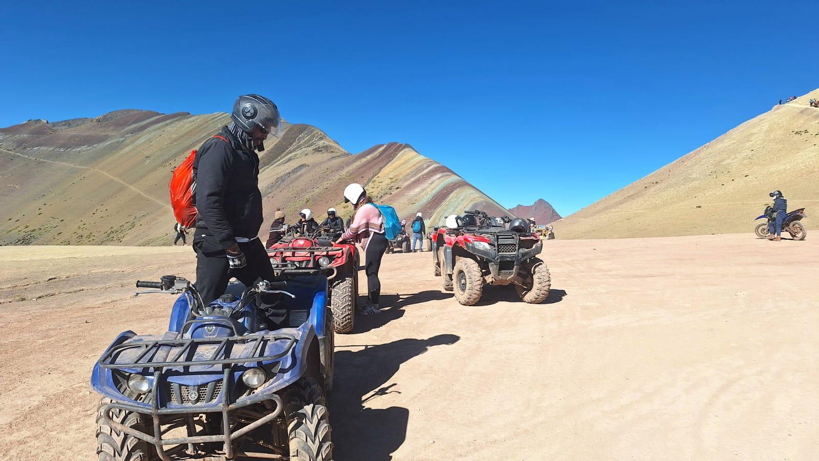 From cusco: Rainbow Mountain ATV Tour with meals