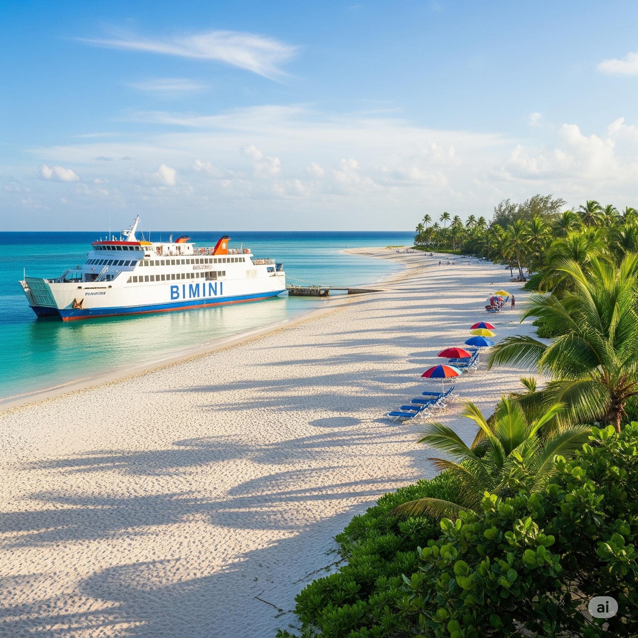 Bahamas Day Trip: Bimini or Grand Bahama Ferry from Miami