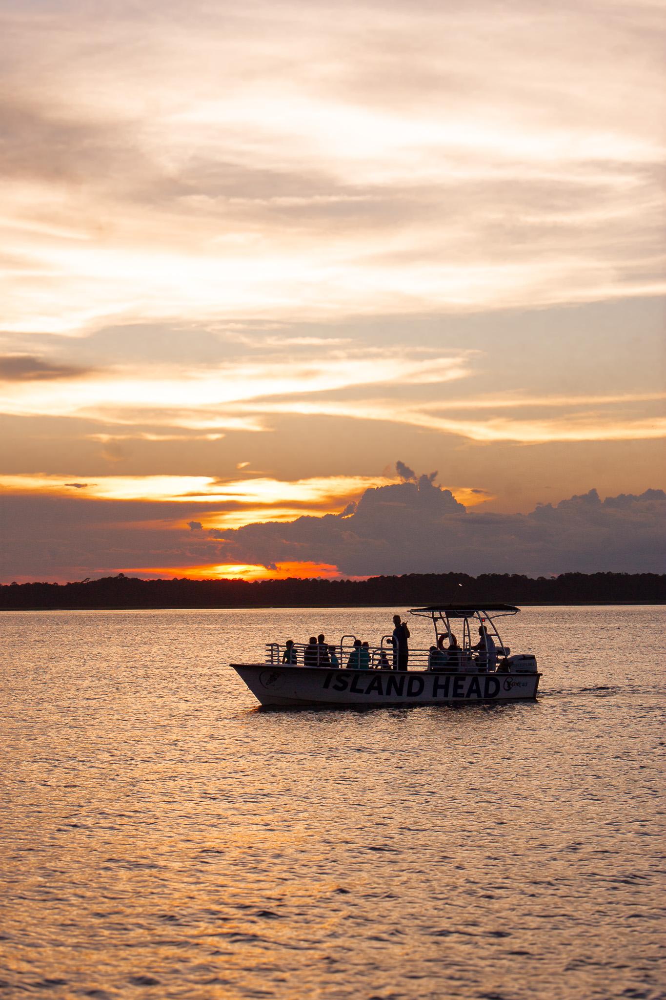 Private Sunset Cruise off Hilton Head
