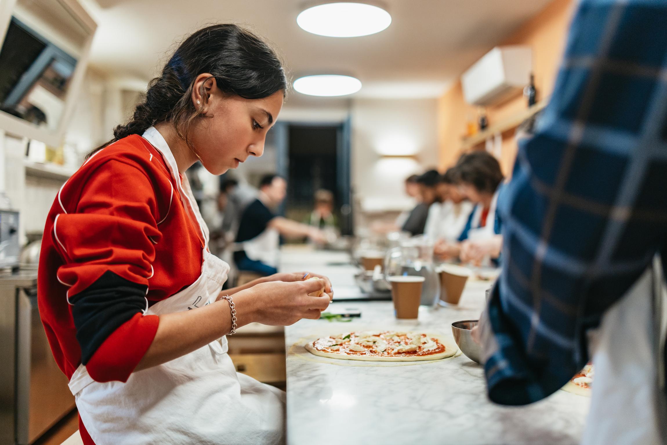 pizza making class in Florence — photo 5