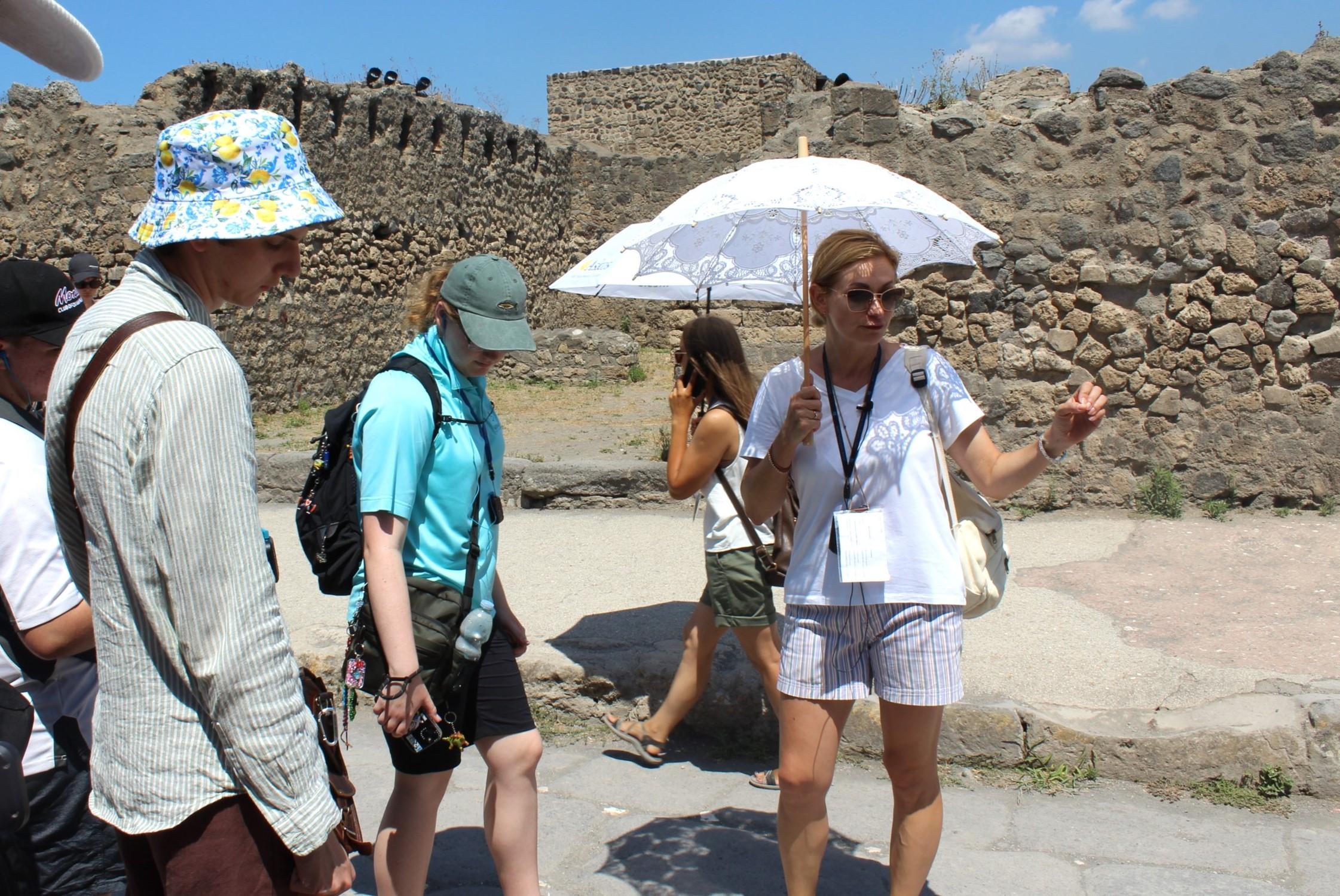 From Naples: Pompeii and Vesuvius Tour with Lunch Included - Mount Vesuvius crater tour and Bay of Naples views