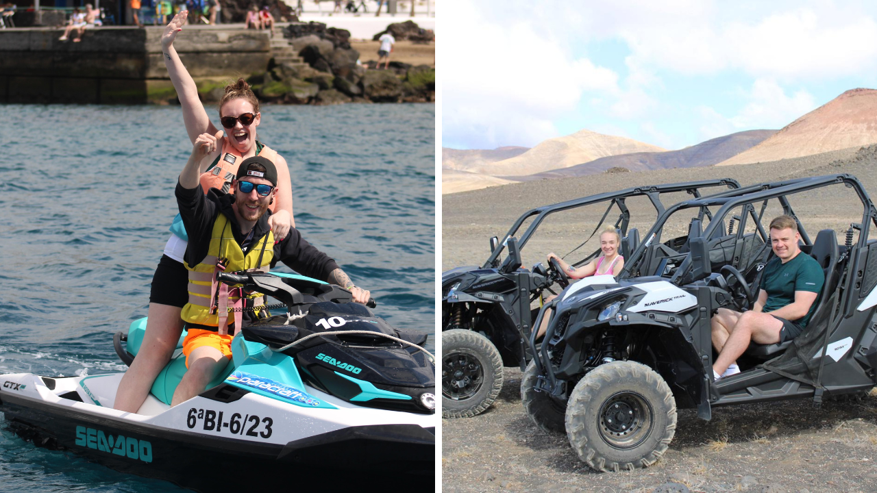Lanzarote Buggy & Jet Ski Duo Adventure