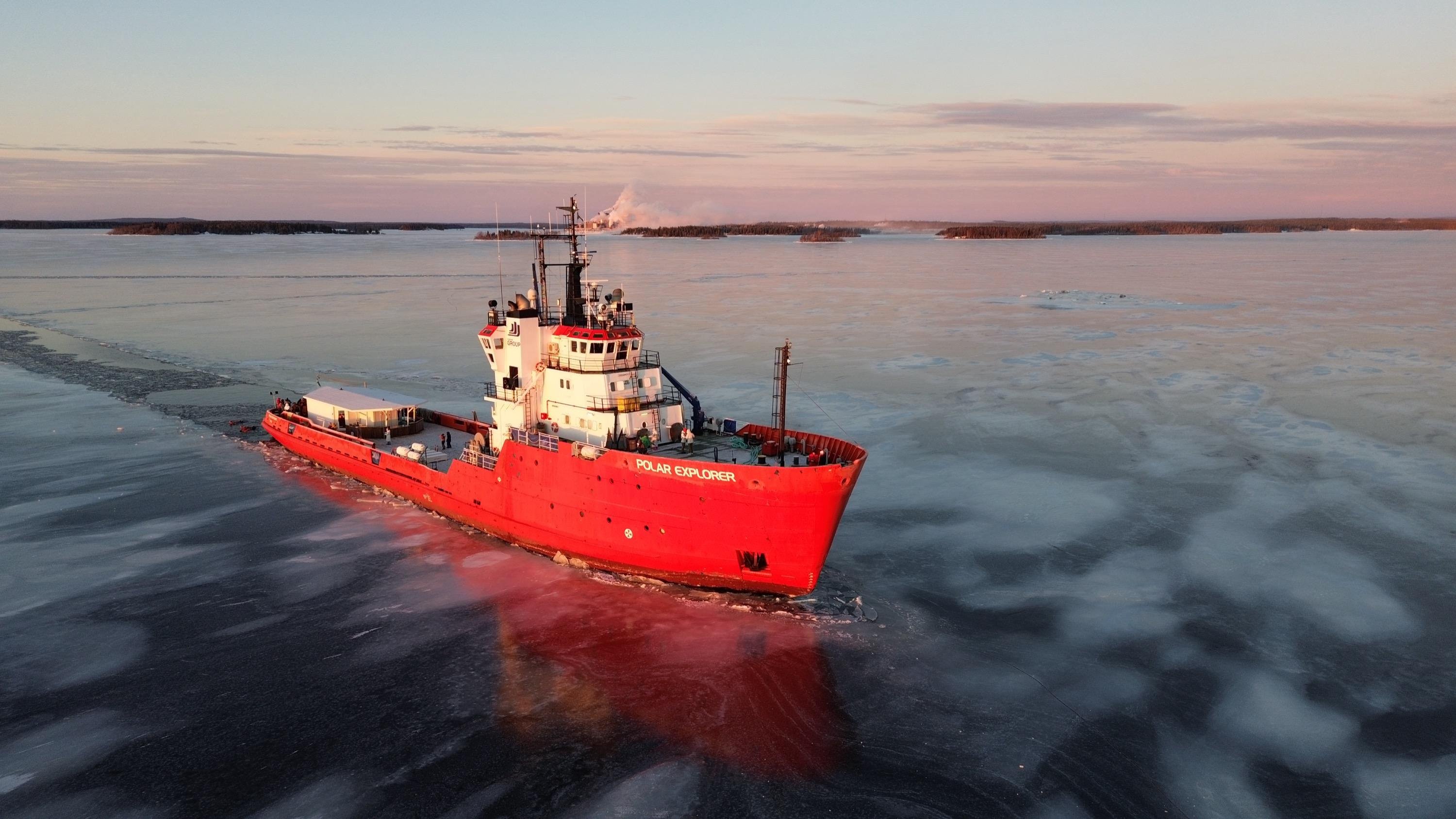 Arctic Icebreaker Cruise: Float & Walk on Frozen Sea