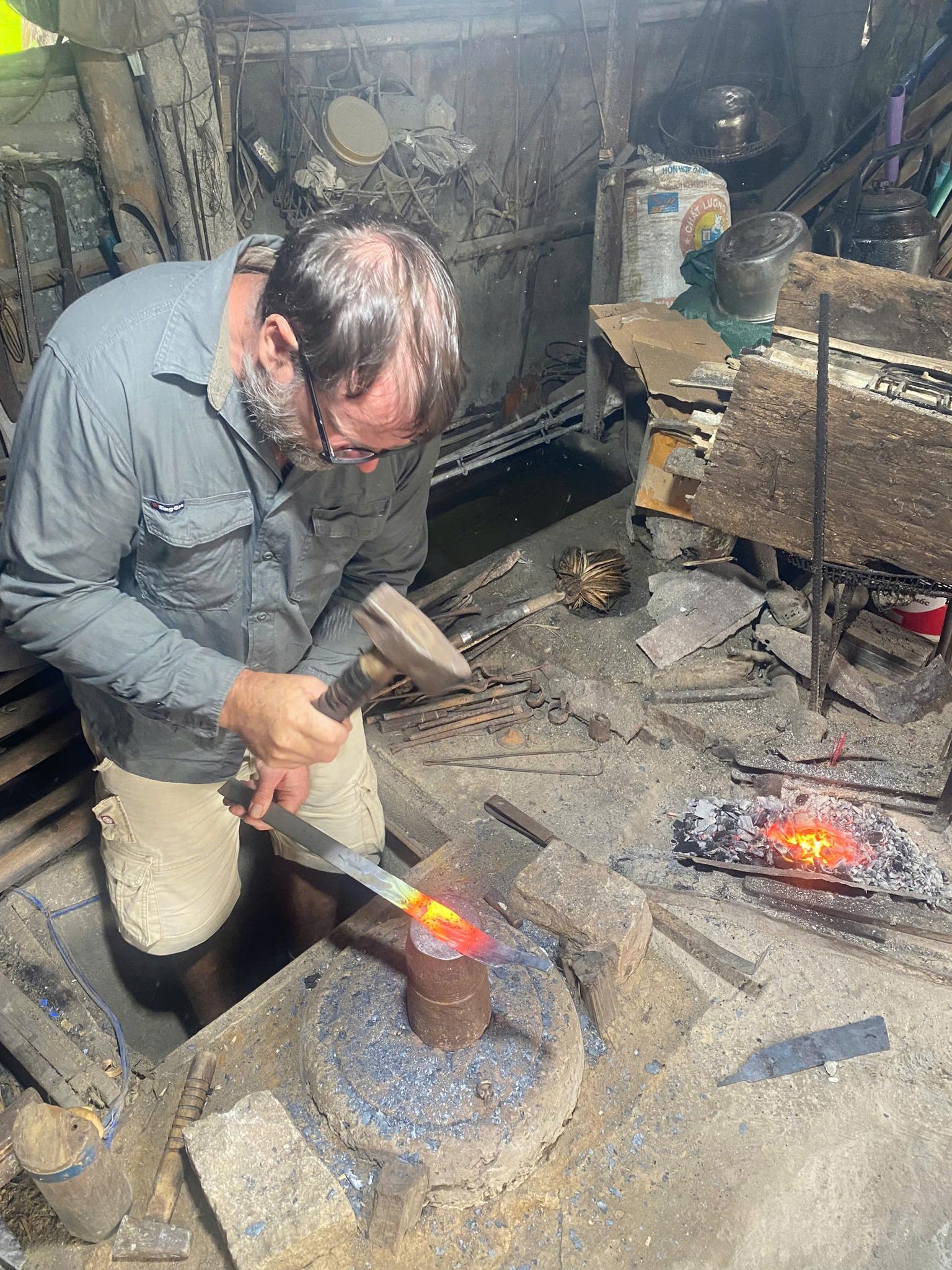 Blacksmithing Workshop in Historic Village