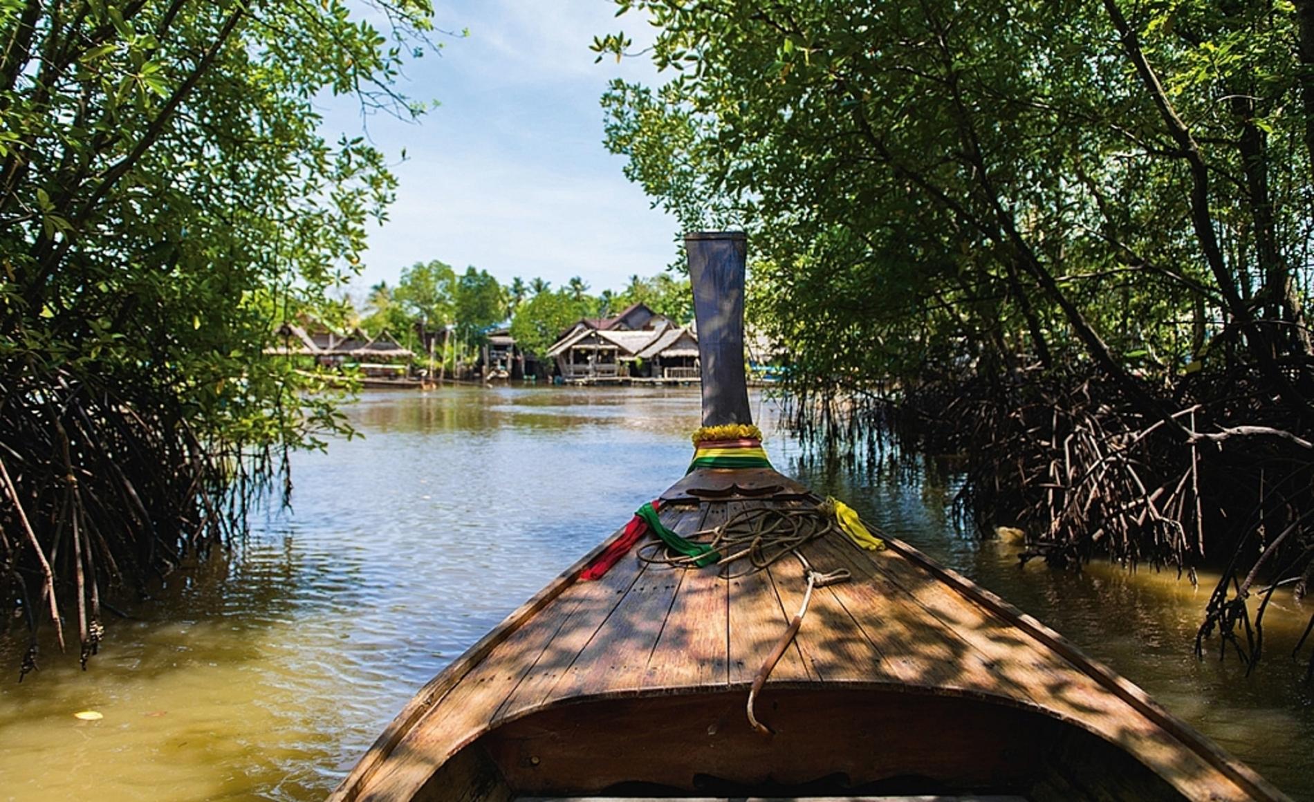 Krabi Private Temple, River & Limestone Cliffs Tour