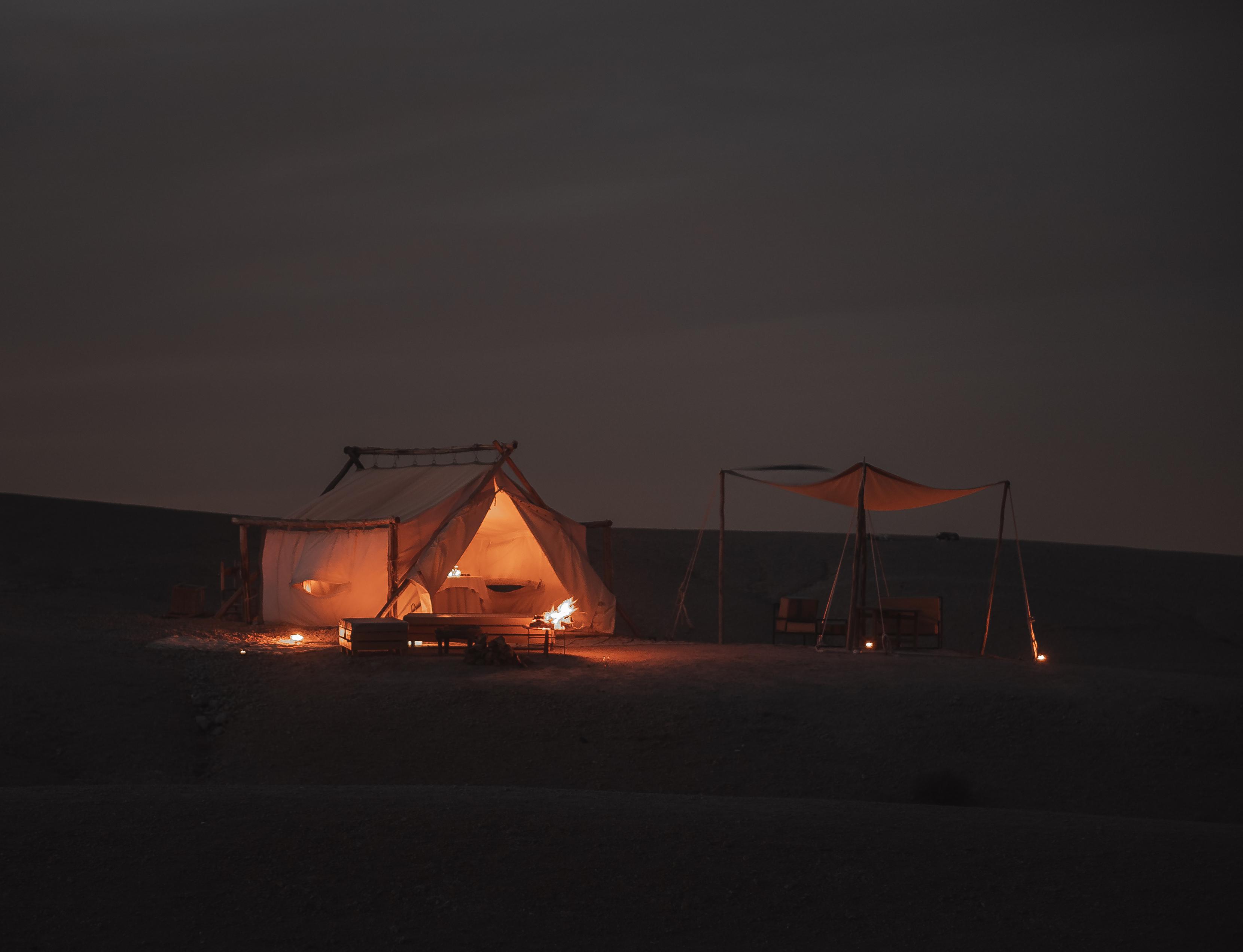 Agafay Desert Private Dinner with Live Music & Fire Show from Marrakech
