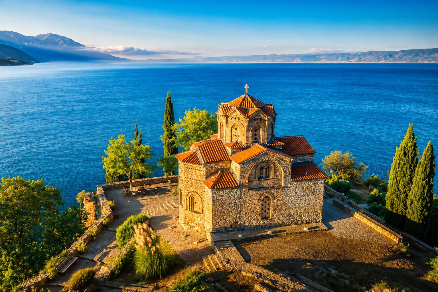 Ohrid UNESCO Heritage & Lake Day Tour from Tirana/Durrës