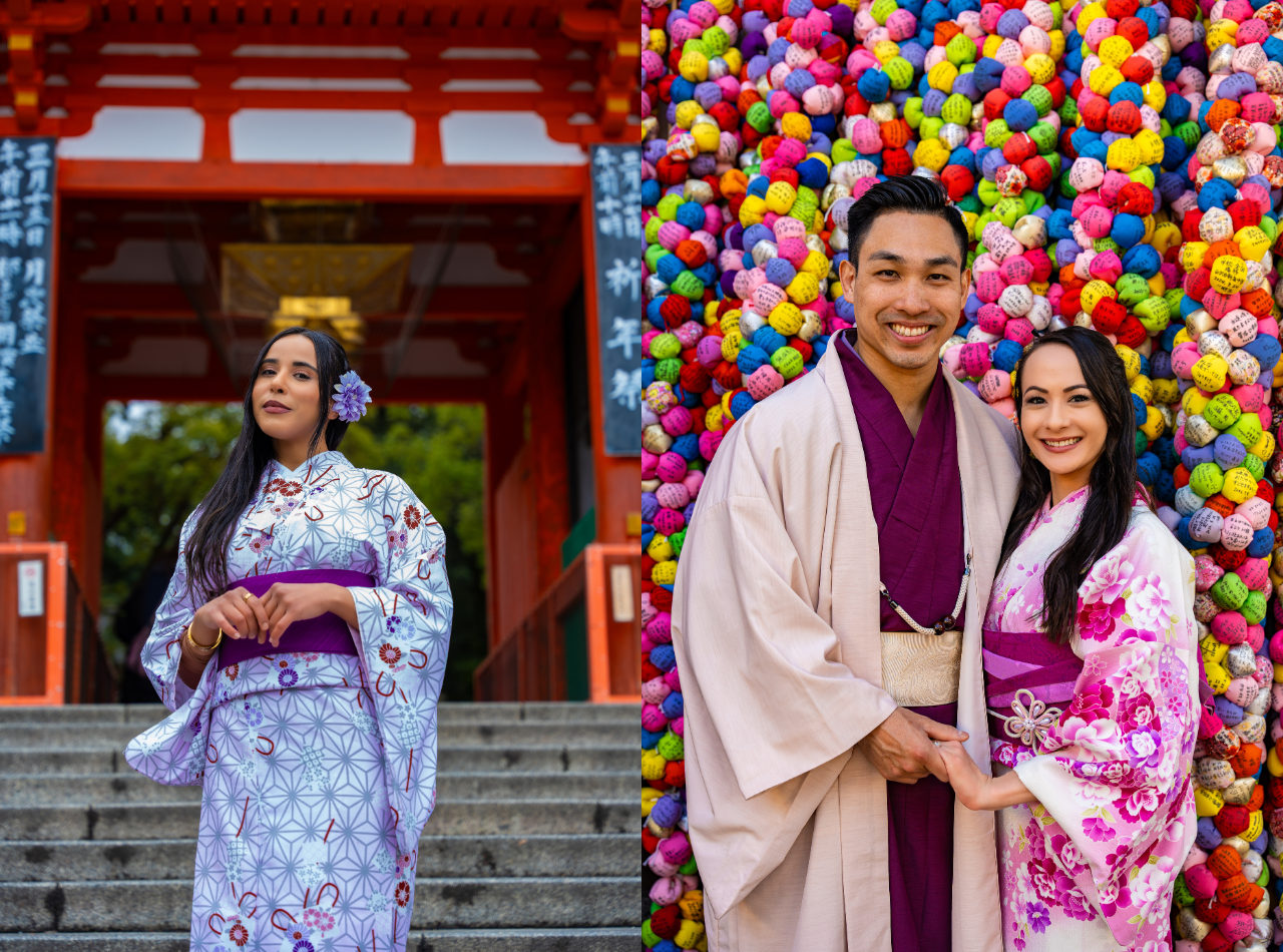 Kyoto: Vestimenta Tradicional com Kimono e Sessão de Fotos Privada