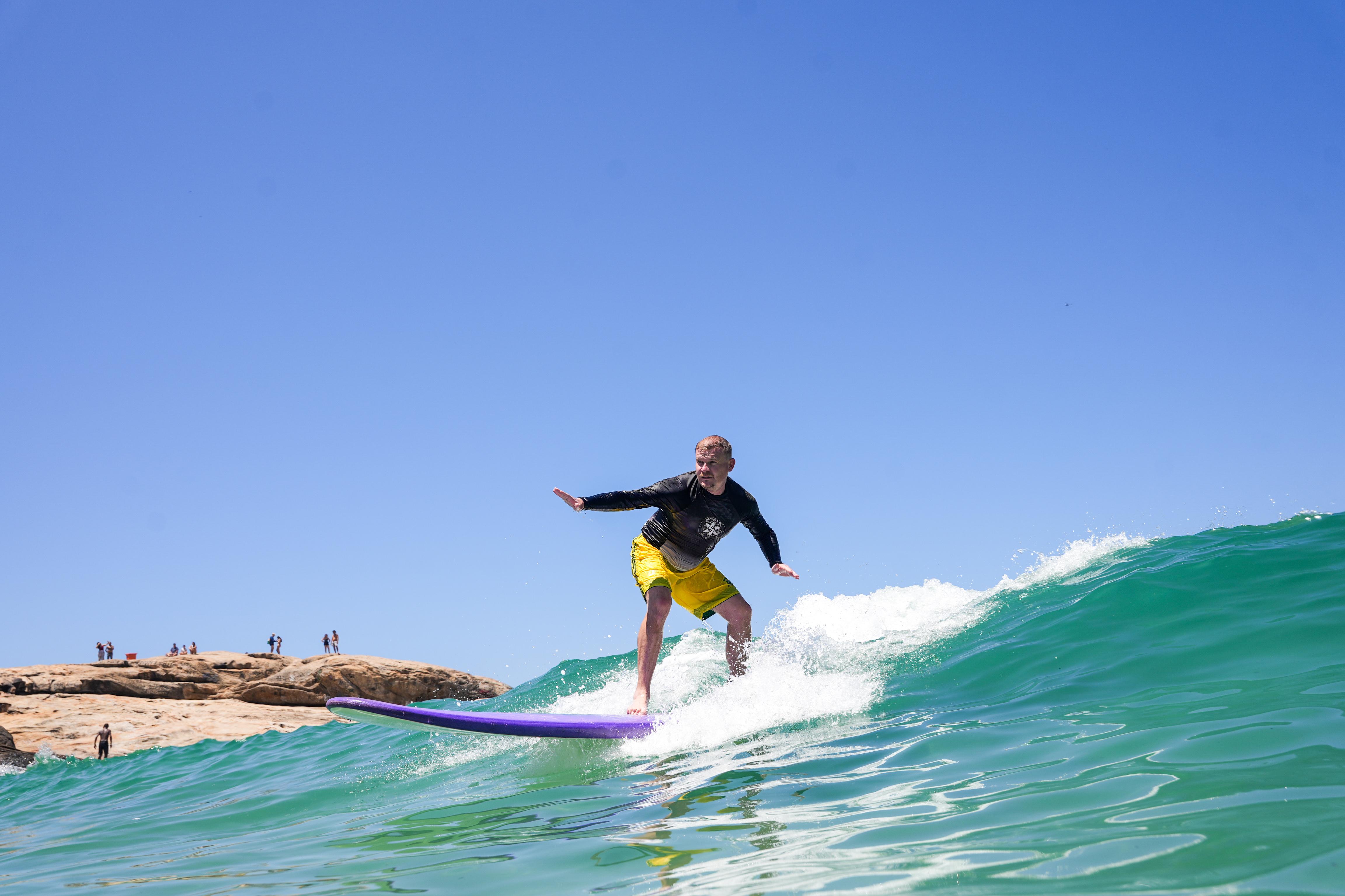 Arpoador Beach Surf Lesson with Drone Video