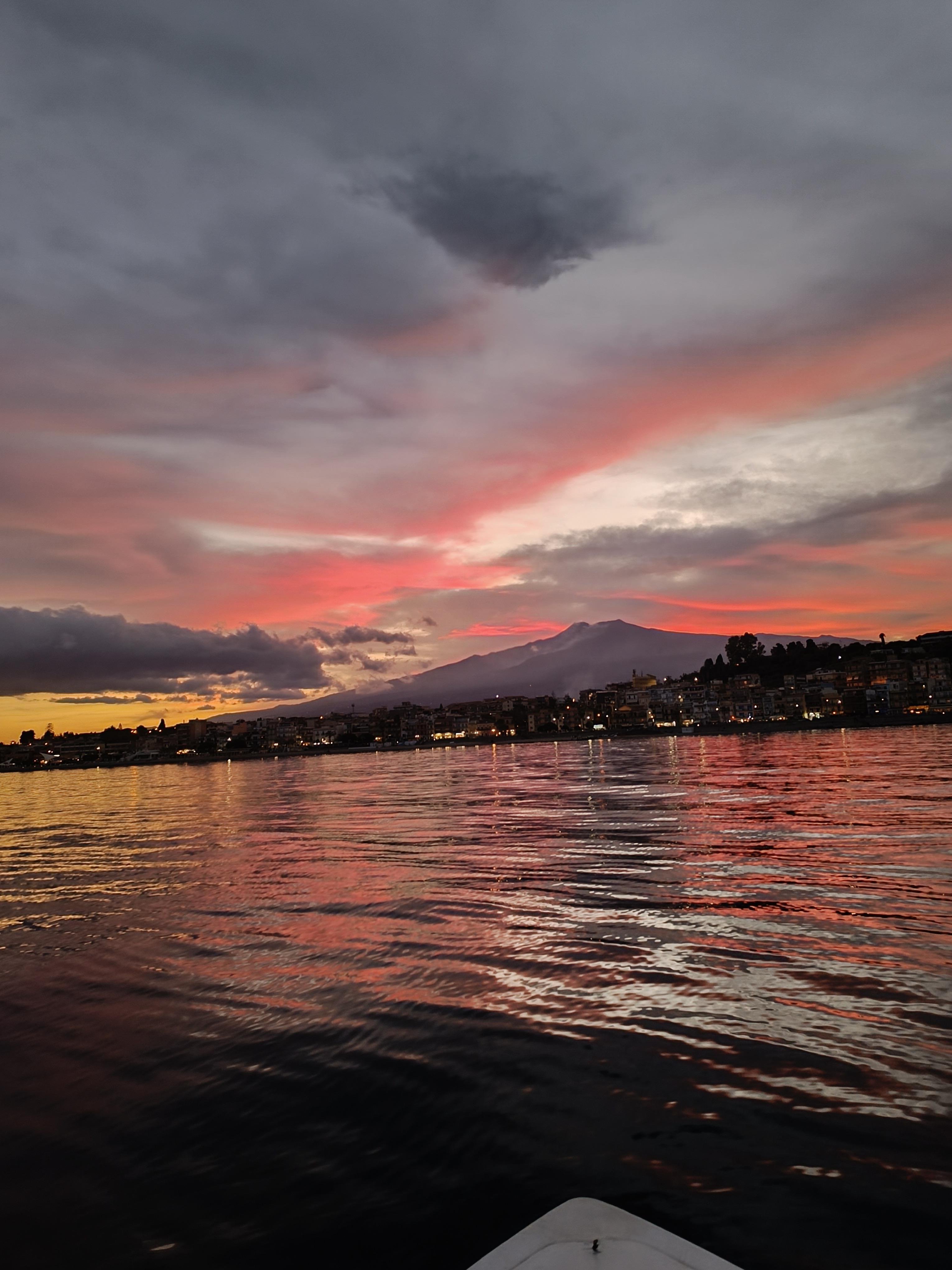 Sicilian Coast Sunset Cruise with Dolphins & Aperitif