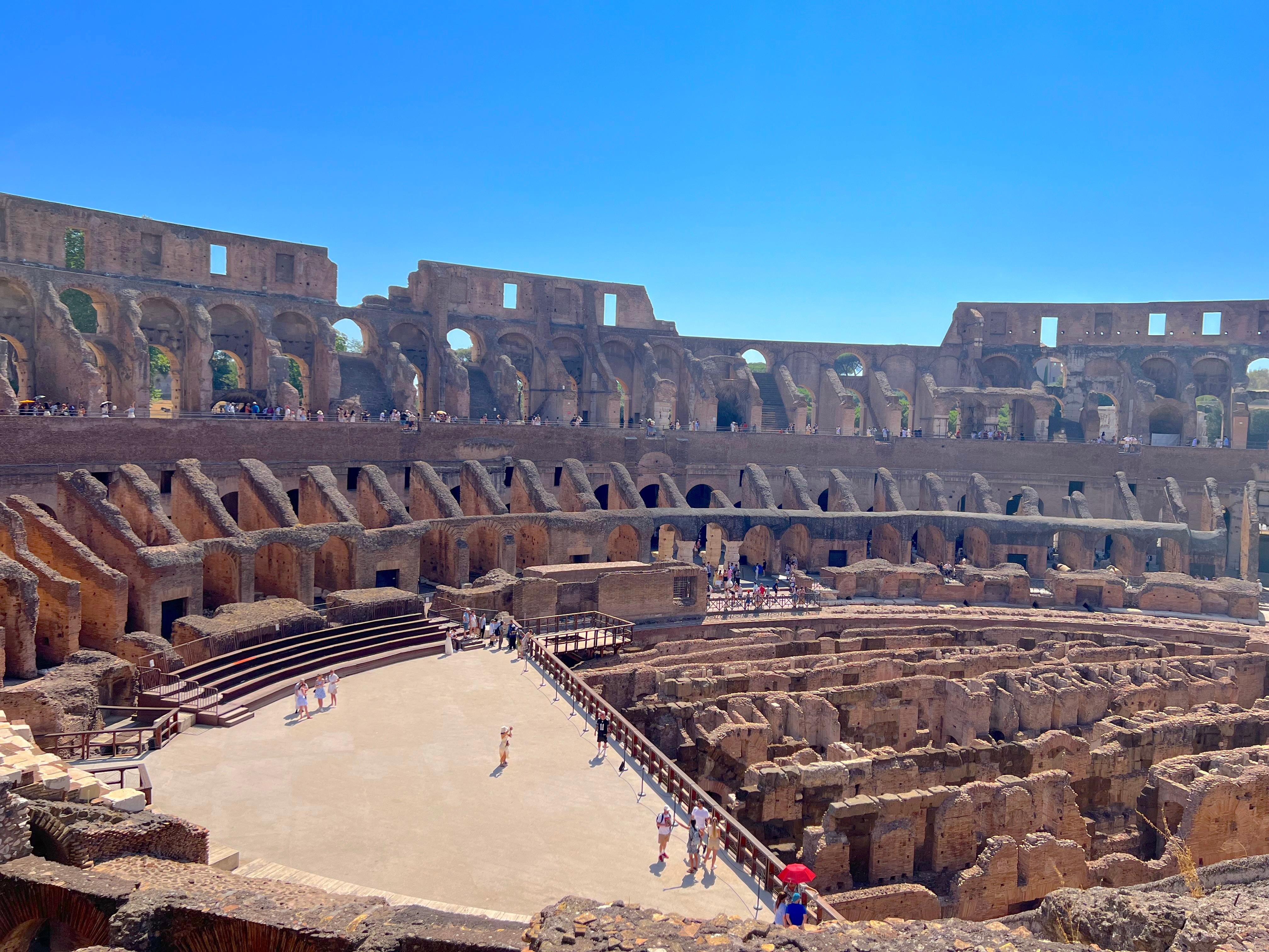 Colosseum Arena Floor, Roman Forum & Palatine Hill Guided Tour